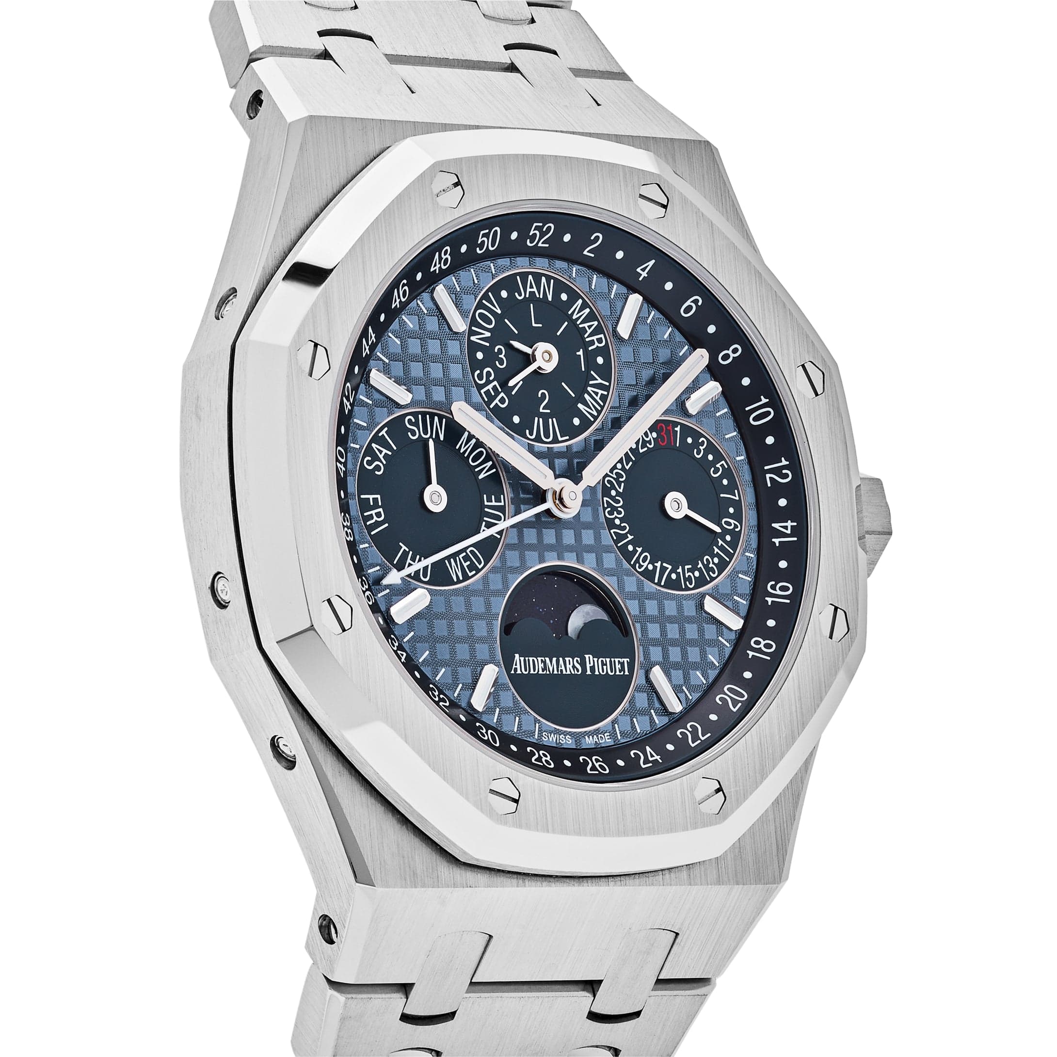 Audemars Piguet Royal Oak Perpetual Calendar 26574ST.OO.1220ST.03 Stainless Steel Blue Dial (2022) - Premium Luxury Product