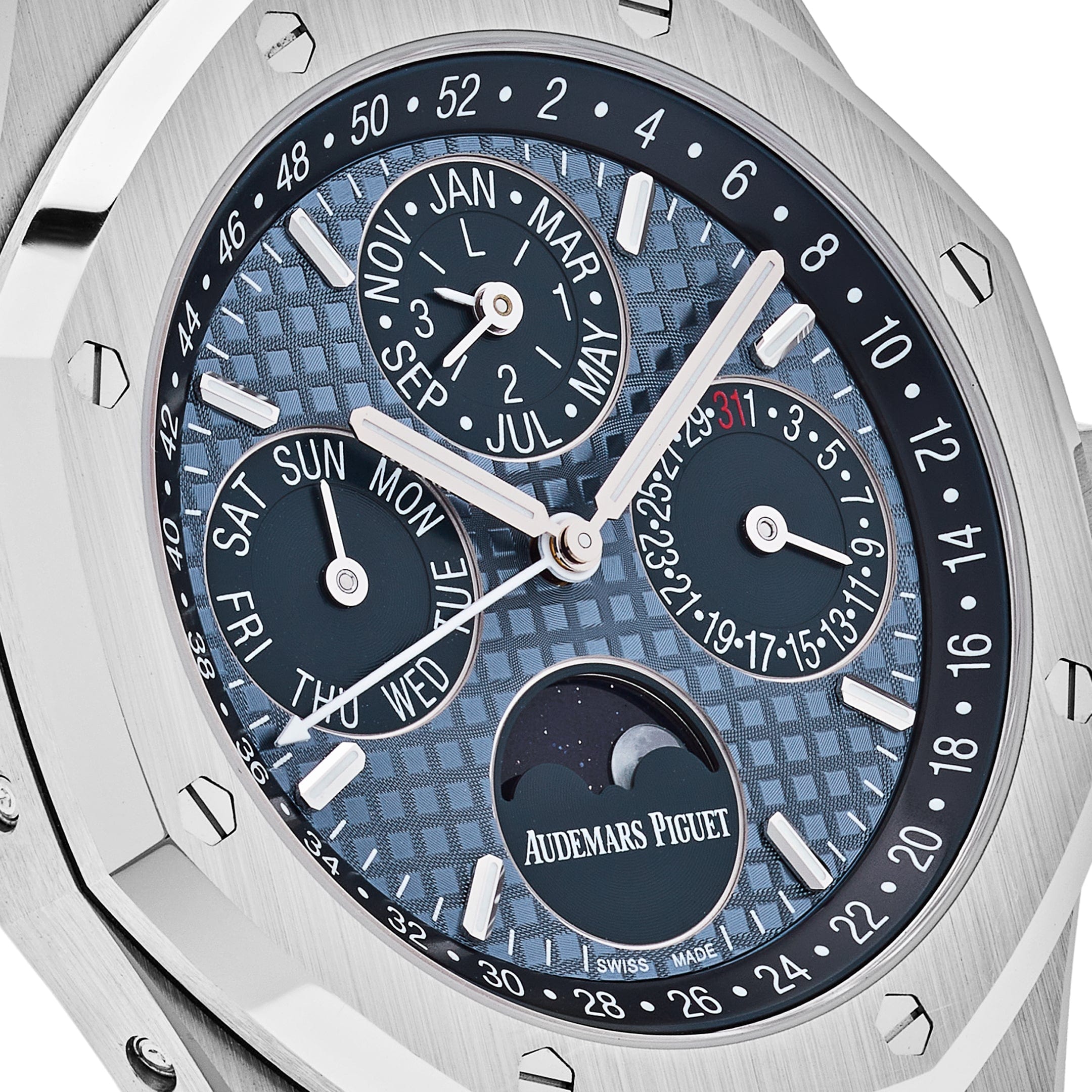 Audemars Piguet Royal Oak Perpetual Calendar 26574ST.OO.1220ST.03 Stainless Steel Blue Dial (2022) - Premium Luxury Product