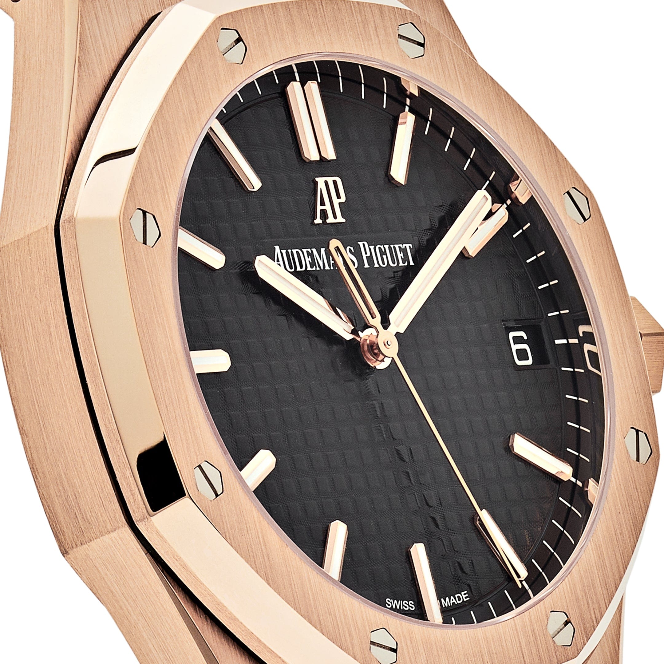 Audemars Piguet Royal Oak Selfwinding 15500OR.OO.D002CR.01 Rose Gold Black Dial - Premium Luxury Product