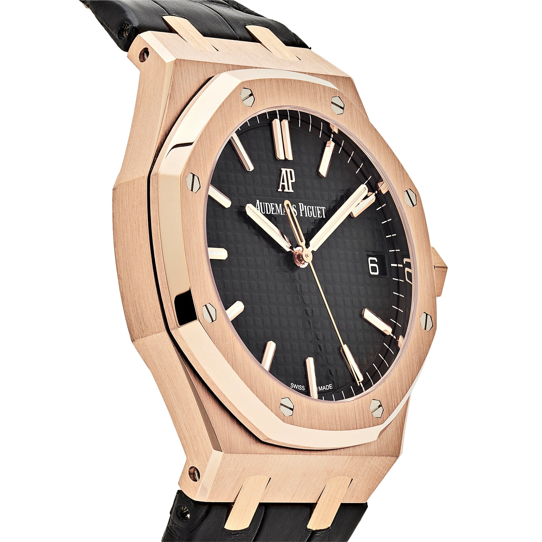 Audemars Piguet Royal Oak Selfwinding 15500OR.OO.D002CR.01 Rose Gold Black Dial - Premium Luxury Product