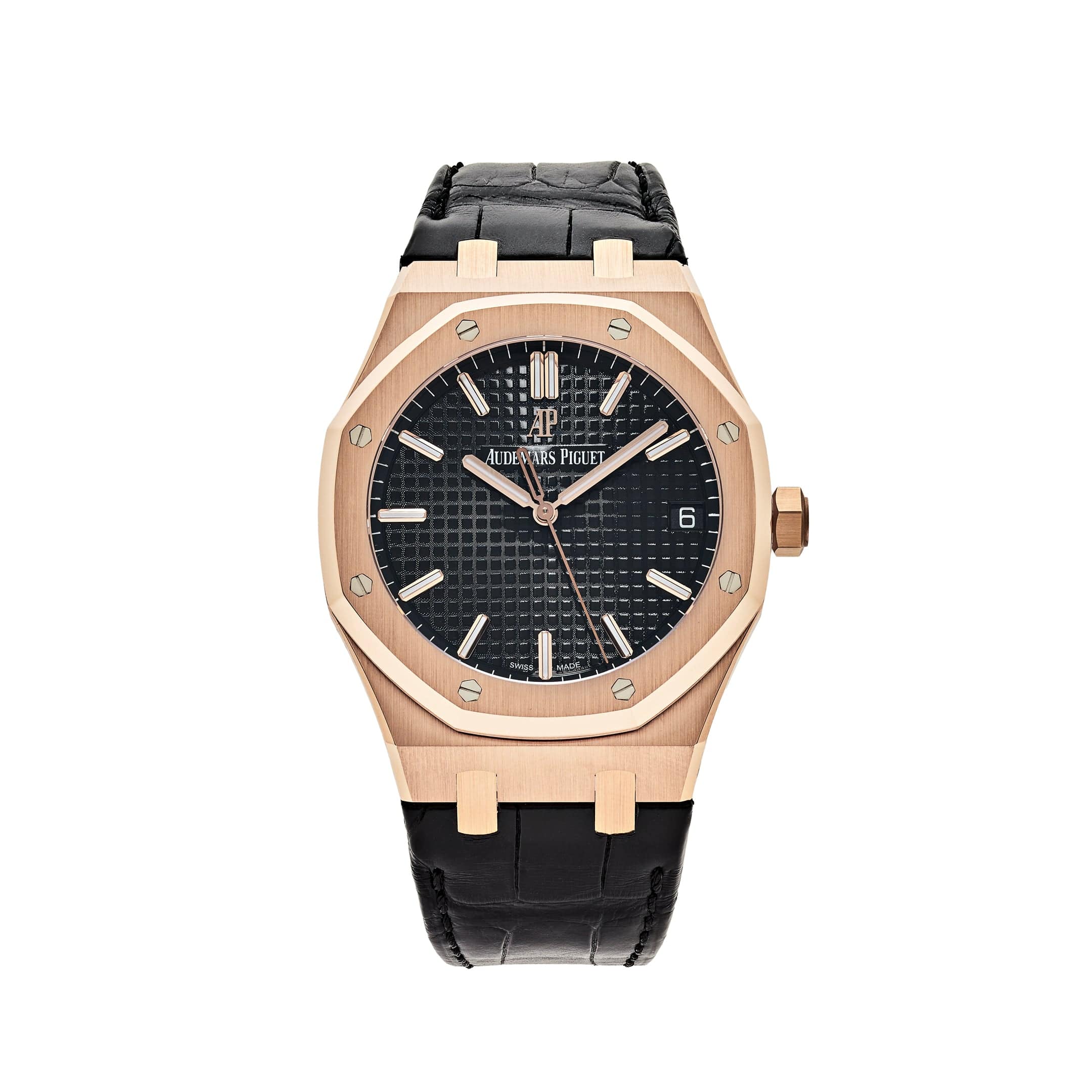 Audemars Piguet Royal Oak Selfwinding 15500OR.OO.D002CR.01 Rose Gold Black Dial - Premium Luxury Product