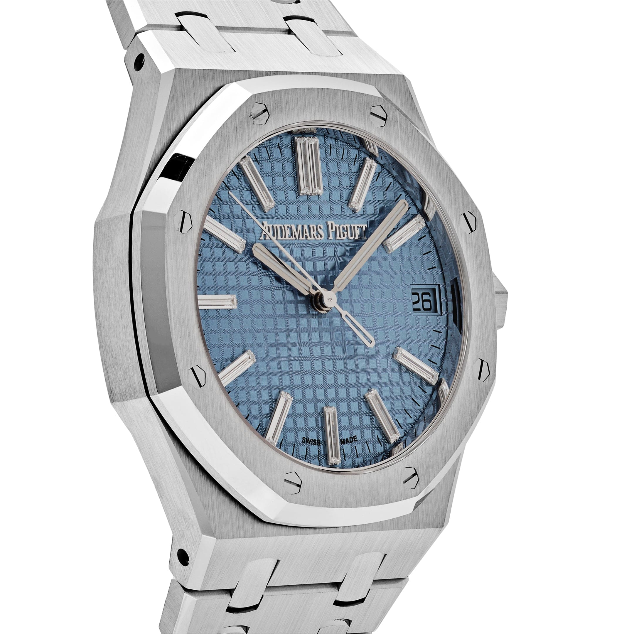 Audemars Piguet Royal Oak Selfwinding 15510BC.OO.1320BC.01 White Gold Blue Dial Limited Edition - Premium Luxury Product