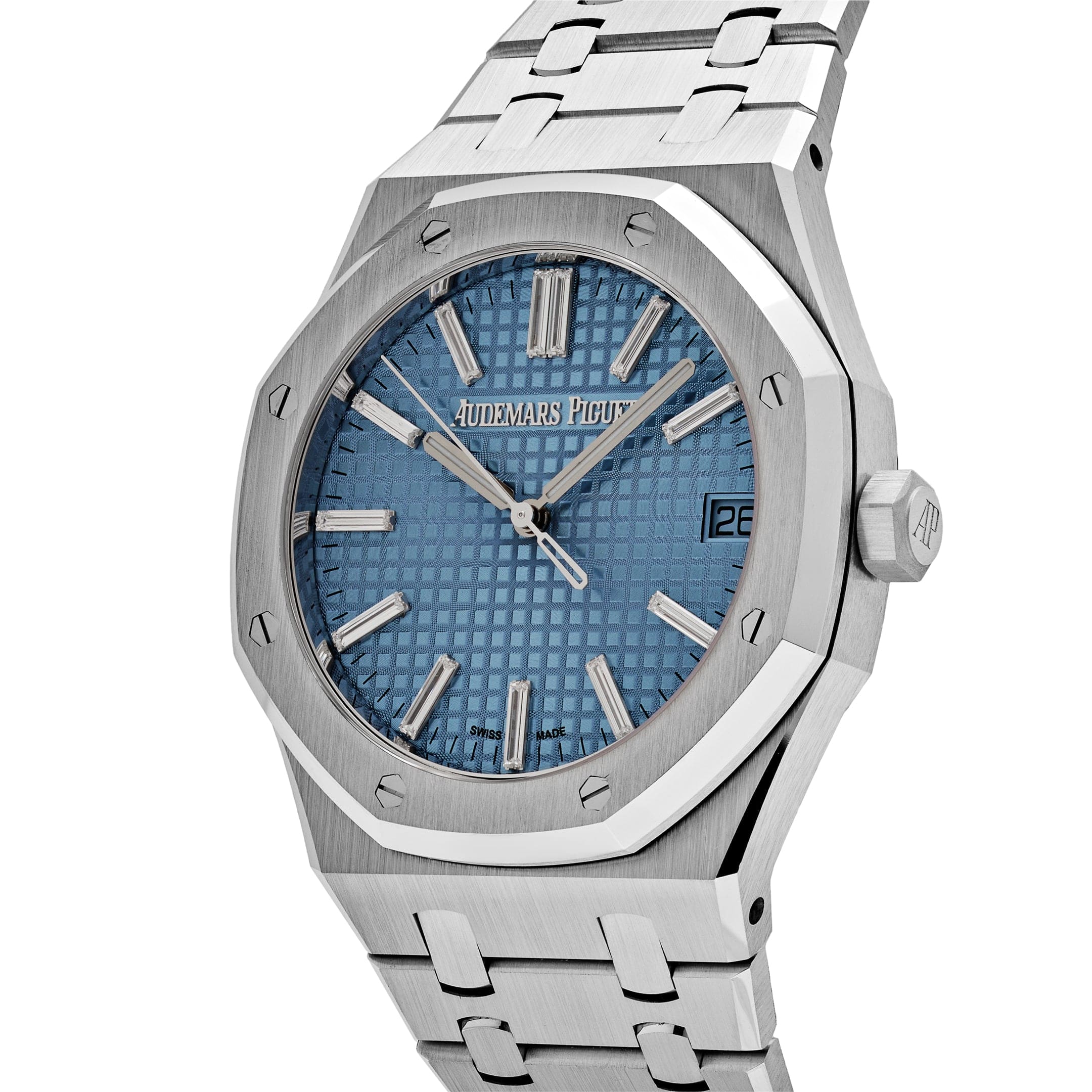 Audemars Piguet Royal Oak Selfwinding 15510BC.OO.1320BC.01 White Gold Blue Dial Limited Edition - Premium Luxury Product