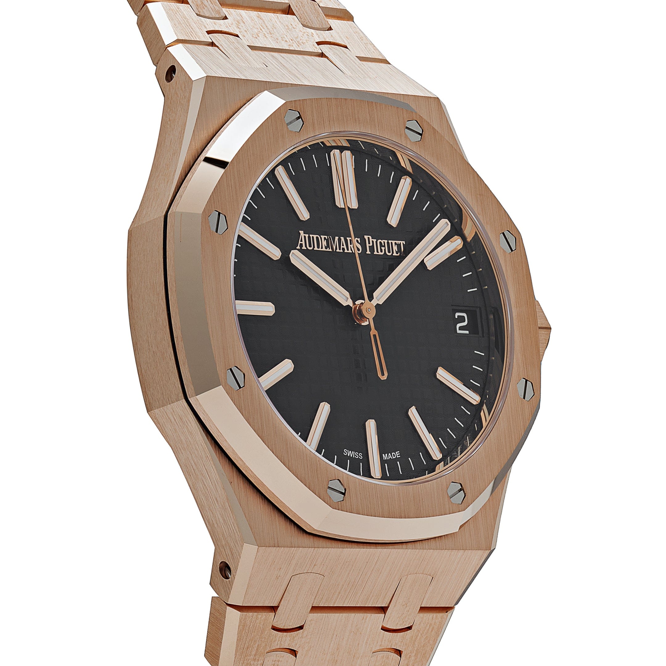 Audemars Piguet Royal Oak Selfwinding 15510OR.OO.1320OR.02 Rose Gold "50th Anniversary" Black Dial - Premium Luxury Product