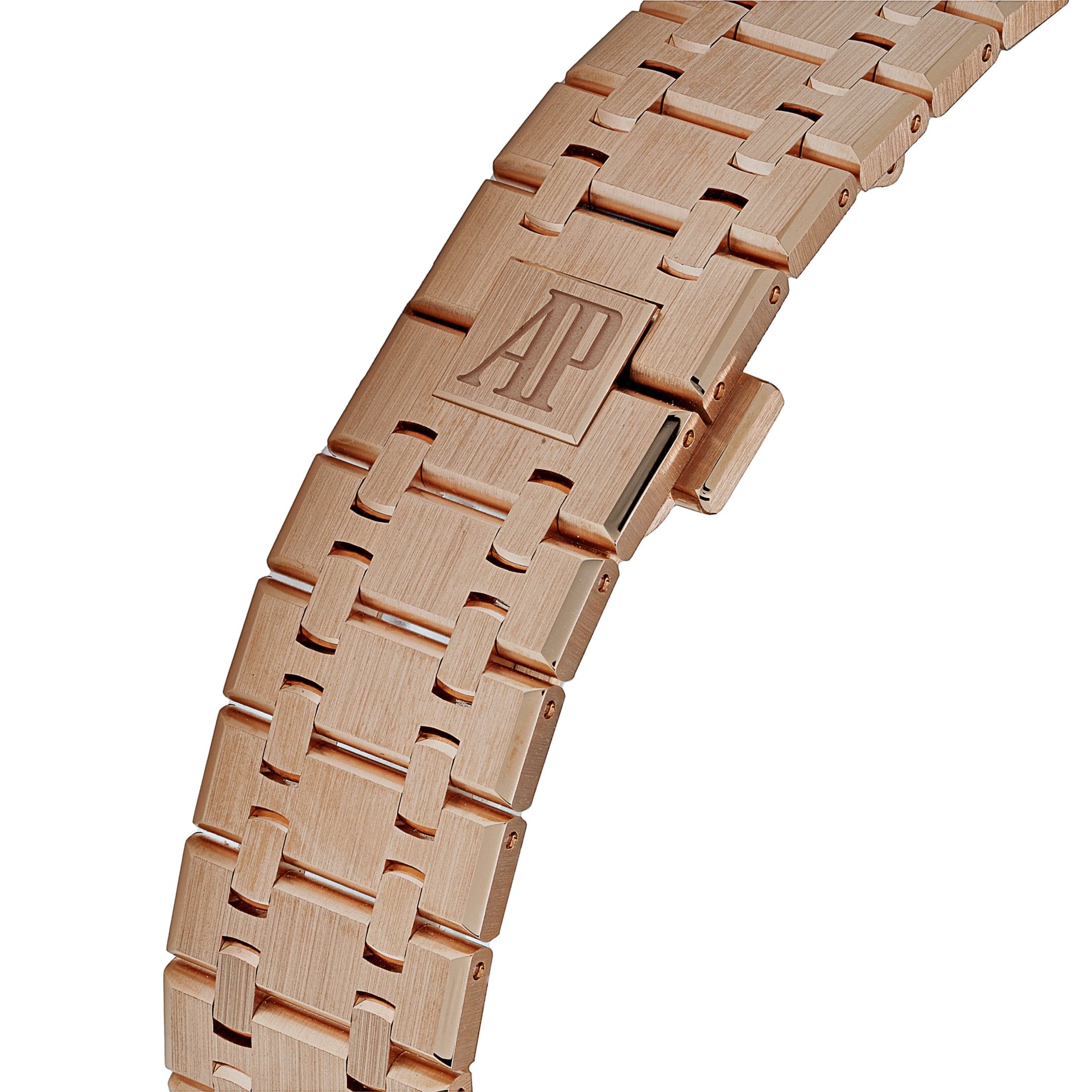 Audemars Piguet Royal Oak 15510OR.OO.D002CR.02 Rose Gold FULL Bracelet Black Dial (2024) - Premium Luxury Product