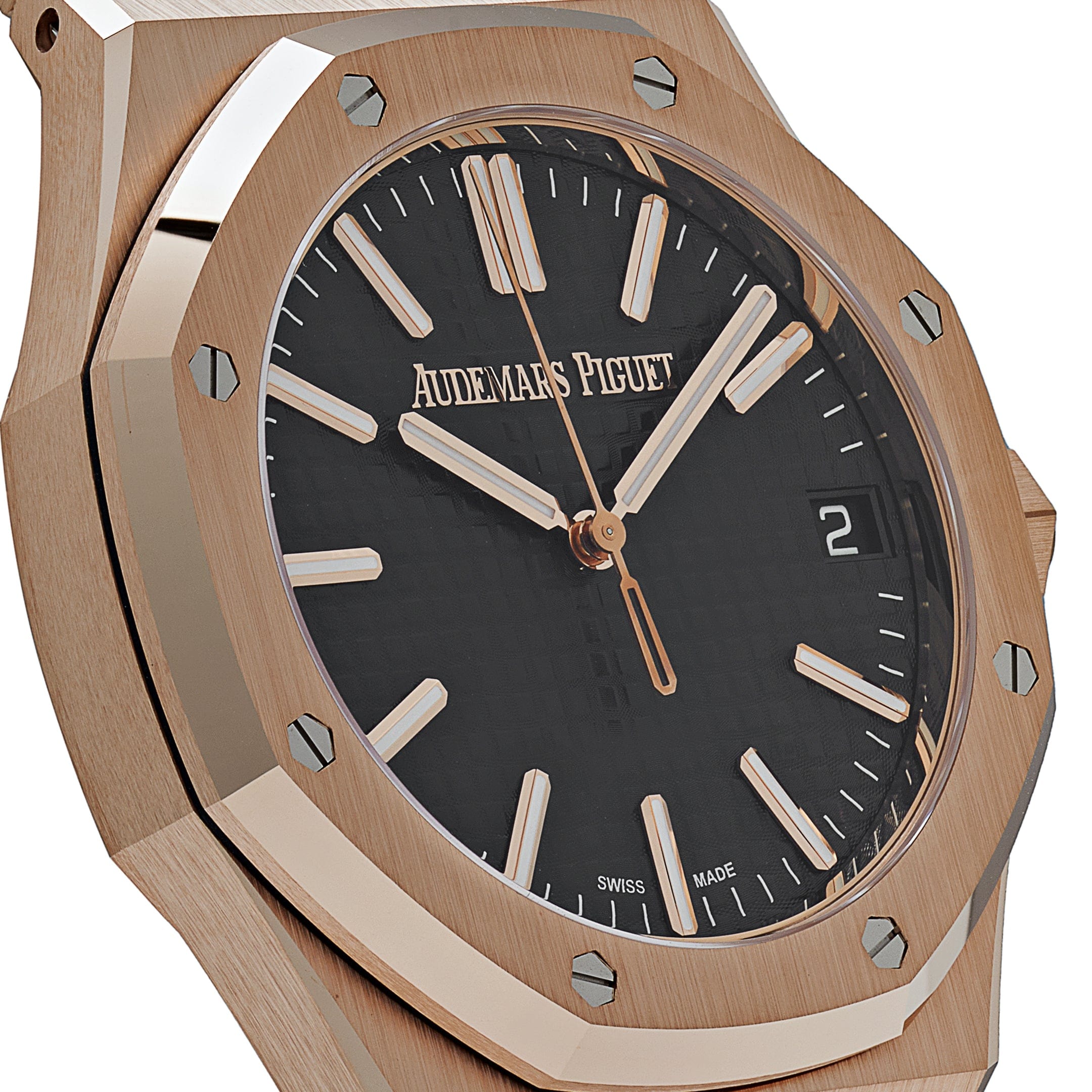 Audemars Piguet Royal Oak Selfwinding 15510OR.OO.1320OR.02 Rose Gold "50th Anniversary" Black Dial - Premium Luxury Product
