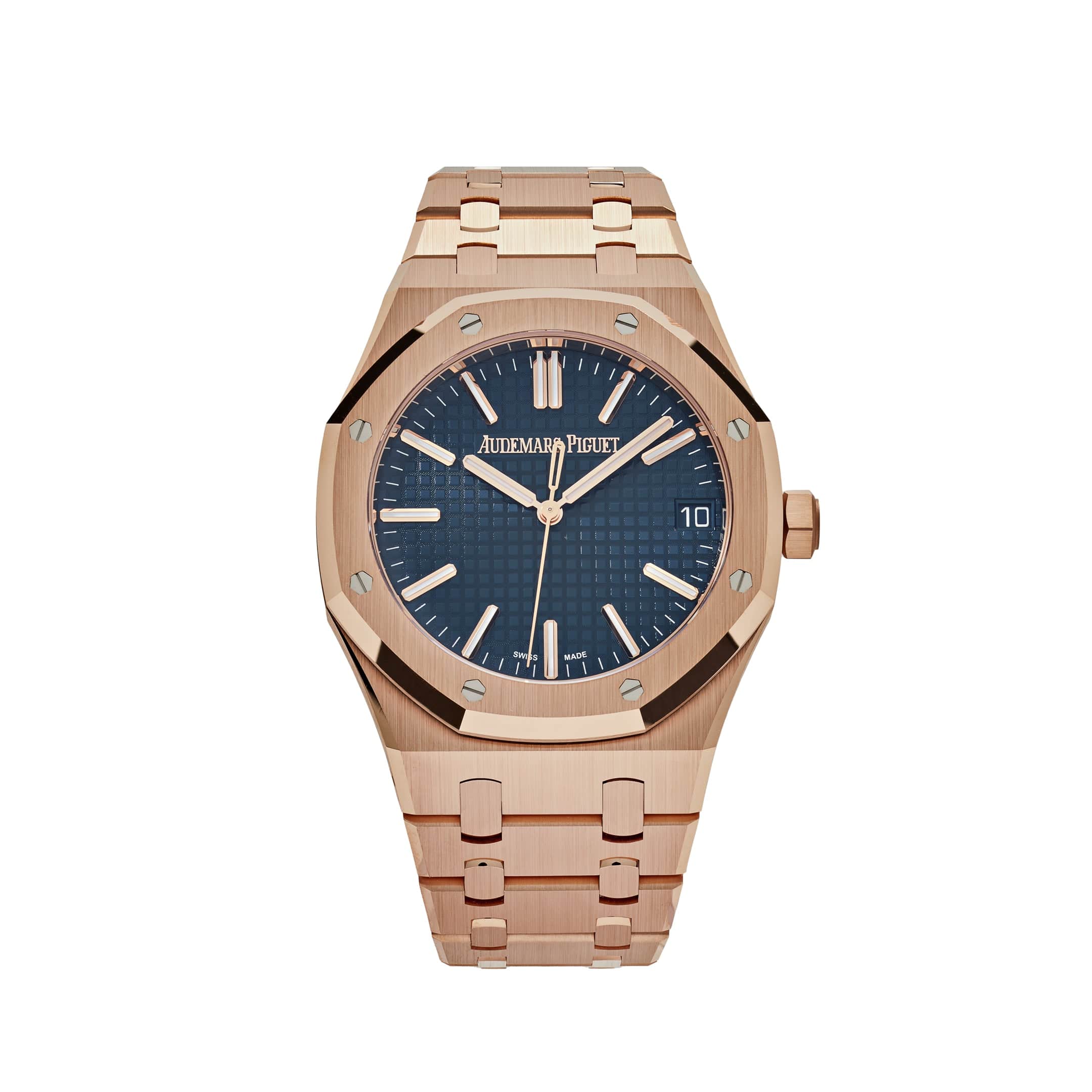 Audemars Piguet Royal Oak Selfwinding 15510OR.OO.1320OR.03 Rose Gold Blue Dial (2024) - Premium Luxury Product