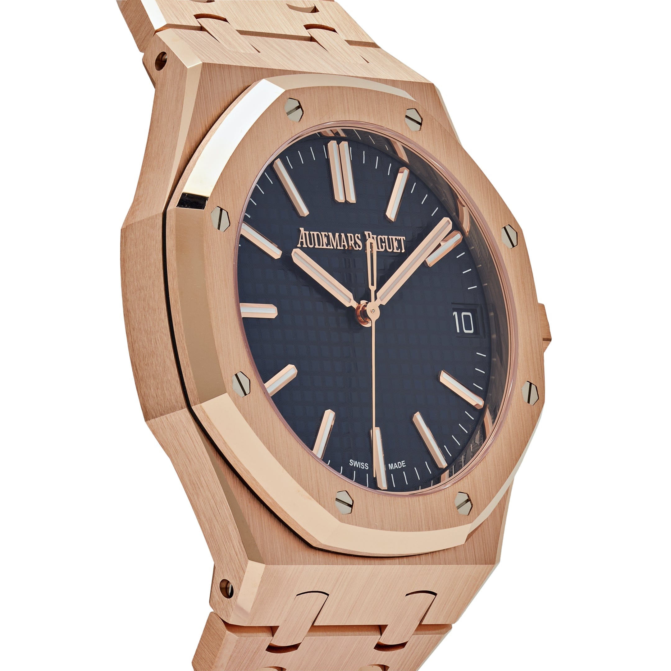 Audemars Piguet Royal Oak Selfwinding 15510OR.OO.1320OR.03 Rose Gold Blue Dial (2024) - Premium Luxury Product