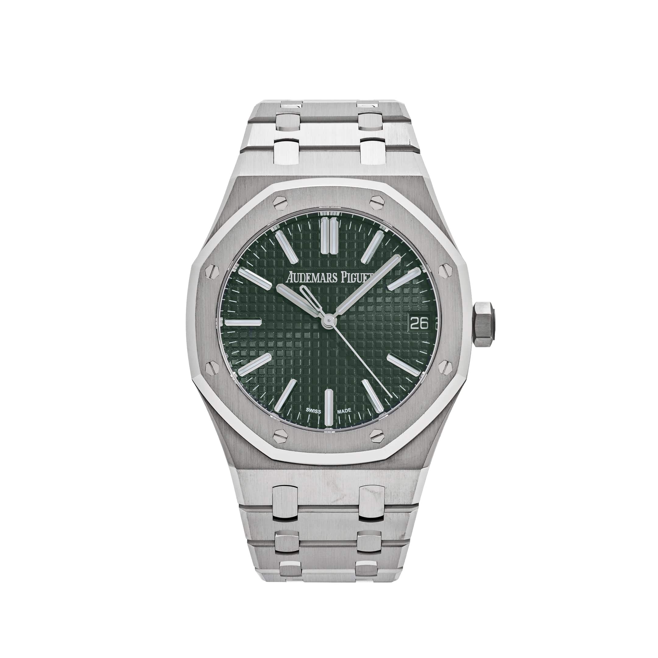 Audemars Piguet Royal Oak Selfwinding 15510ST.OO.1320ST.09 Stainless Steel Green Dial (2023) - Premium Luxury Product