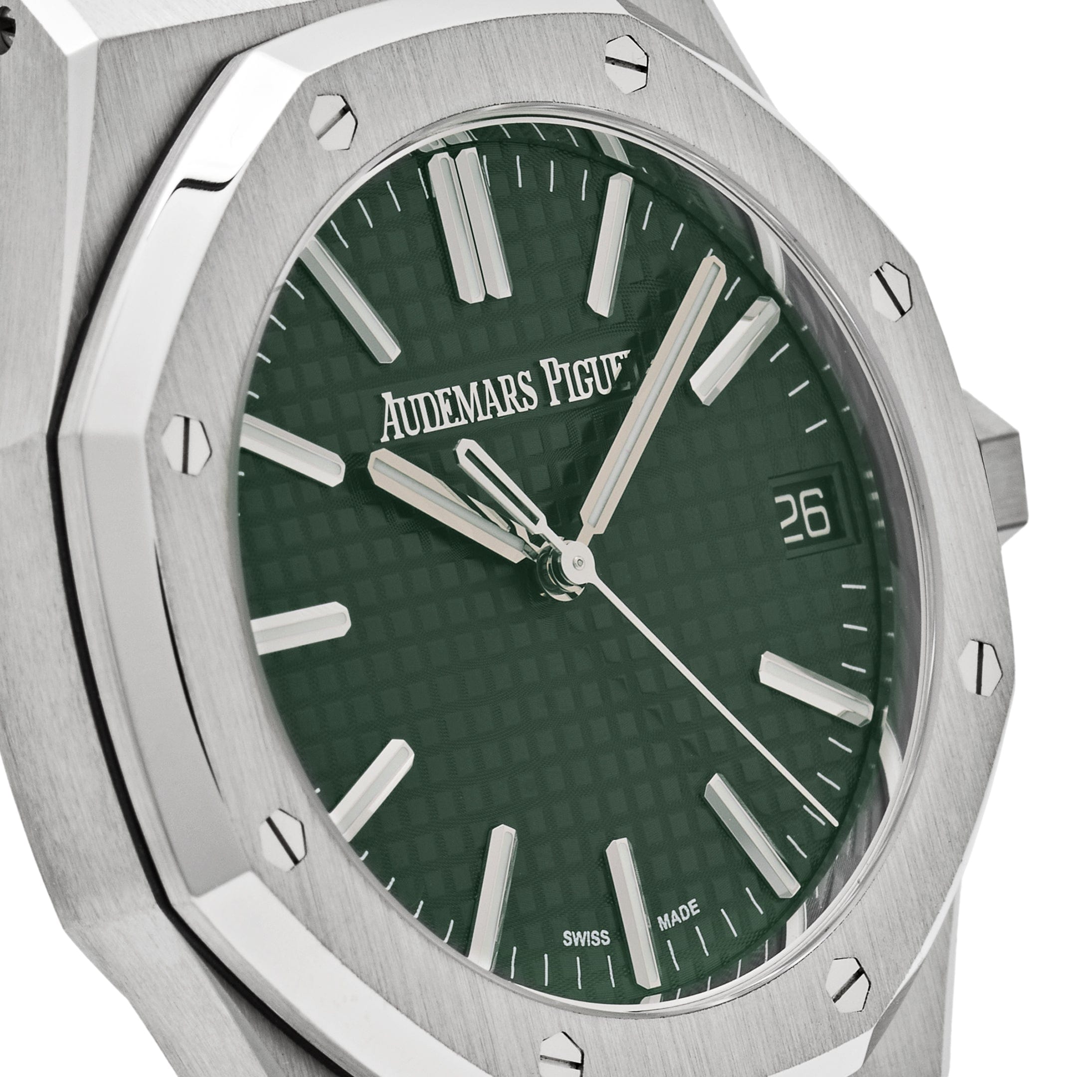 Audemars Piguet Royal Oak Selfwinding 15510ST.OO.1320ST.09 Stainless Steel Green Dial (2023) - Premium Luxury Product