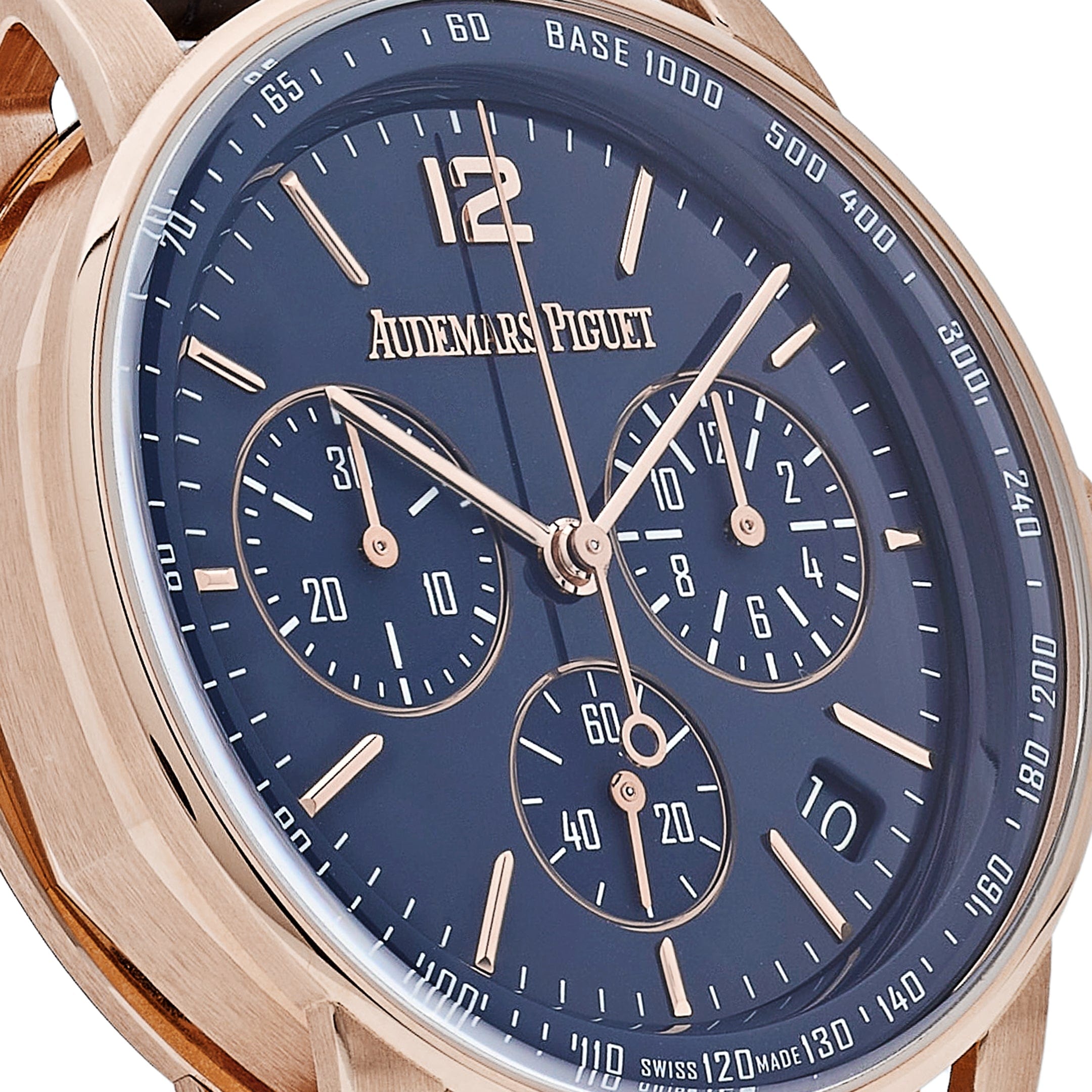 Audemars Piguet Selfwinding Chronograph Code 11.59 26393OR.OO.A321CR.01 Lacquered Blue Dial - Premium Luxury Product