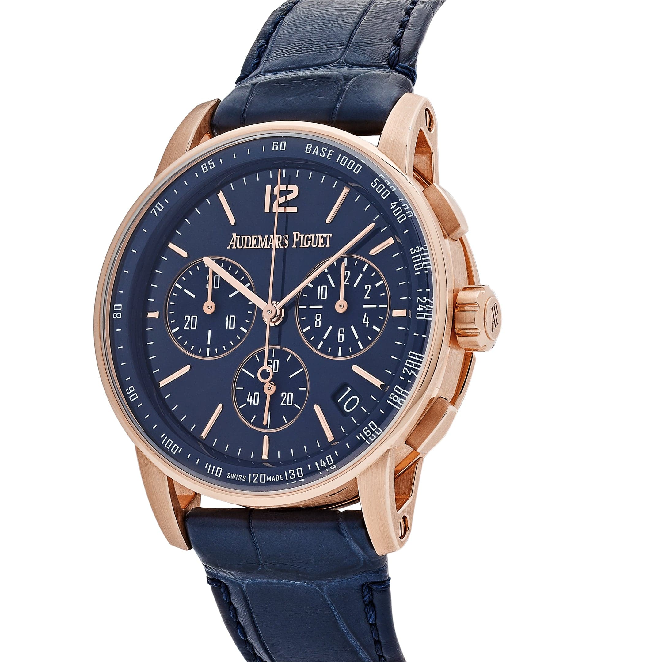 Audemars Piguet Selfwinding Chronograph Code 11.59 26393OR.OO.A321CR.01 Lacquered Blue Dial - Premium Luxury Product