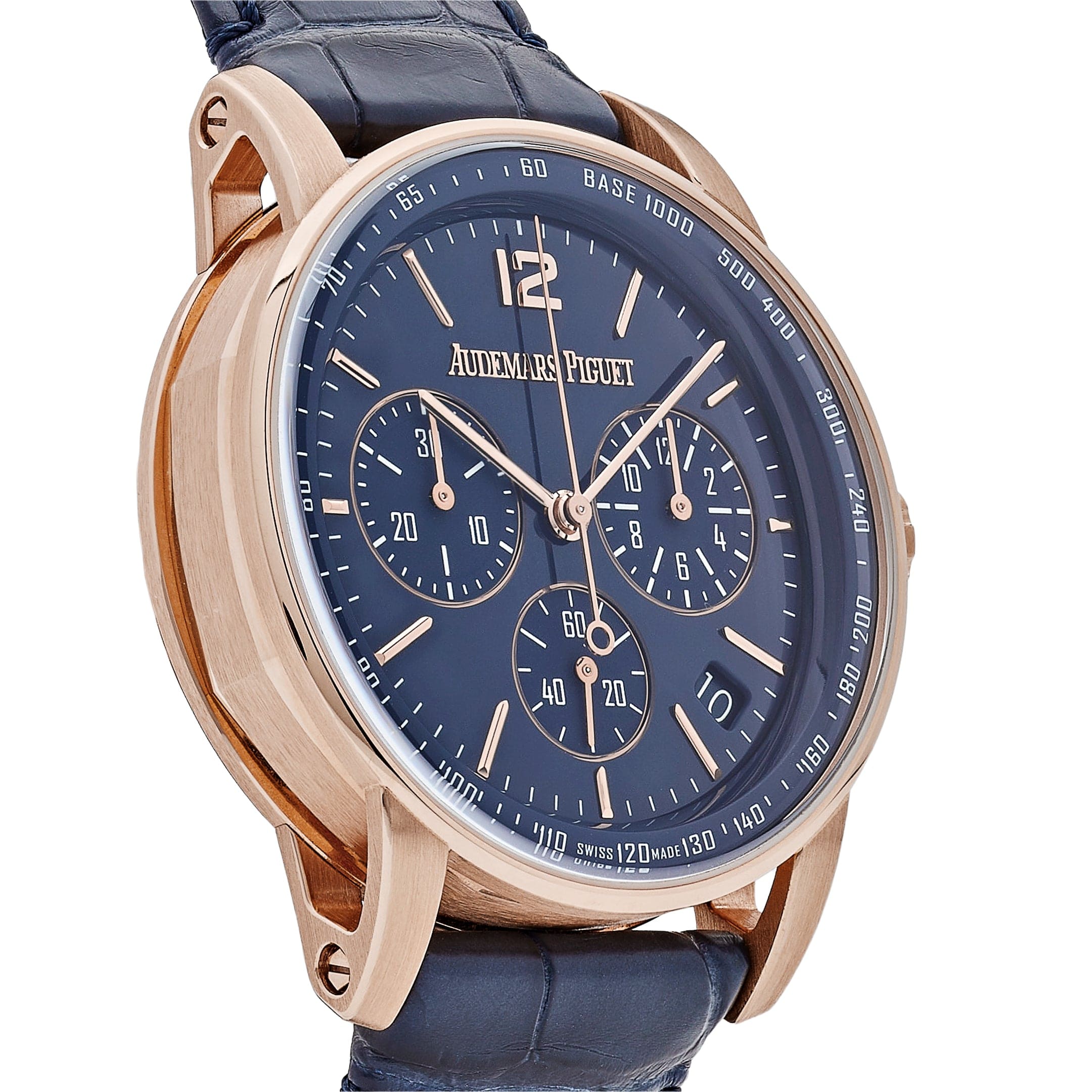 Audemars Piguet Selfwinding Chronograph Code 11.59 26393OR.OO.A321CR.01 Lacquered Blue Dial - Premium Luxury Product