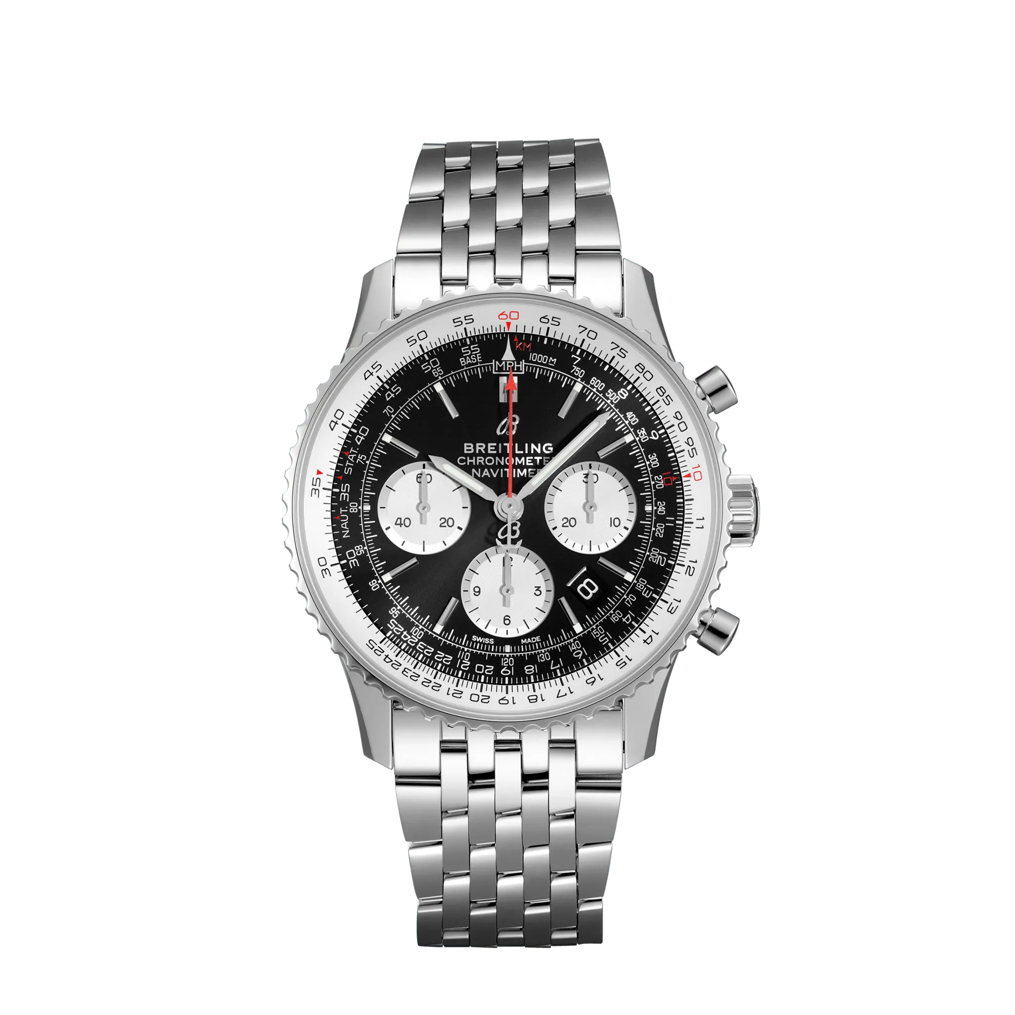 Breitling Navitimer B01 Chronograph 43 Stainless Steel Men's Watch - Premium Luxury Product