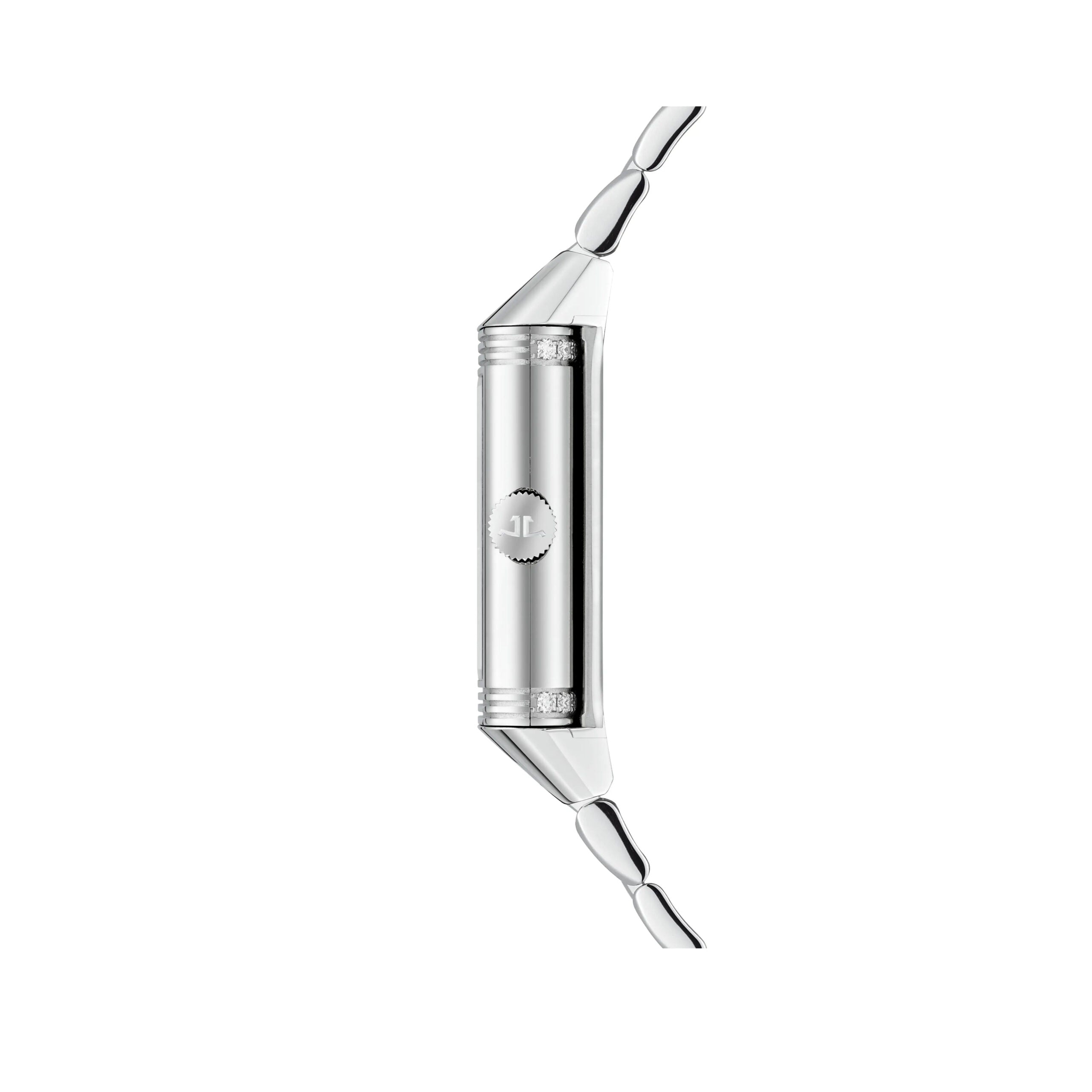 Jaeger-Lecoultre Reverso Classic Duetto Stainless steel & Diamonds Lady`s Watch - Premium Luxury Product