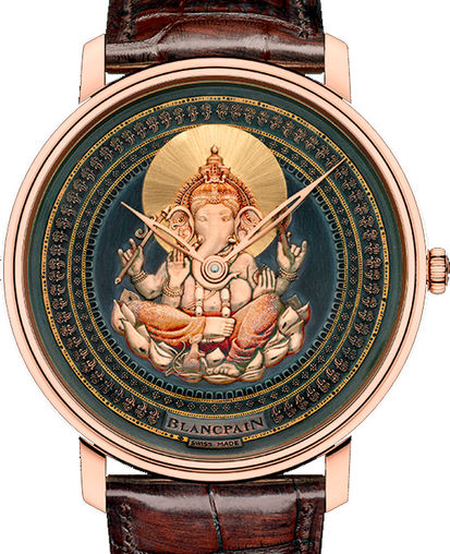 Blancpain Métiers d'Art Shakudo 18K Red Gold Men's Watch - Premium Luxury Product