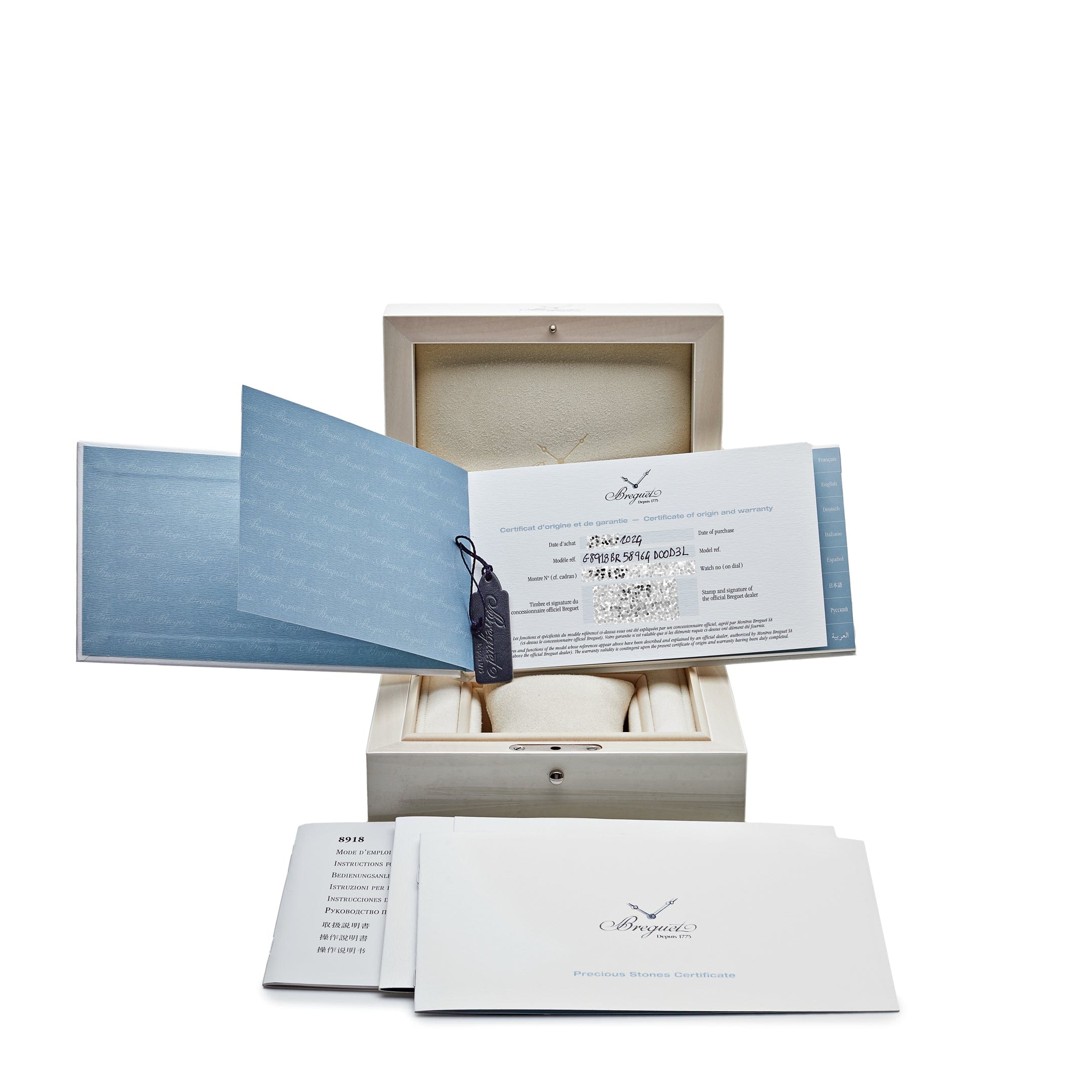 Breguet 8918 Reine De Naples Rose Gold Mother Of Pearl Diamond Dial (2024) - Premium Luxury Product