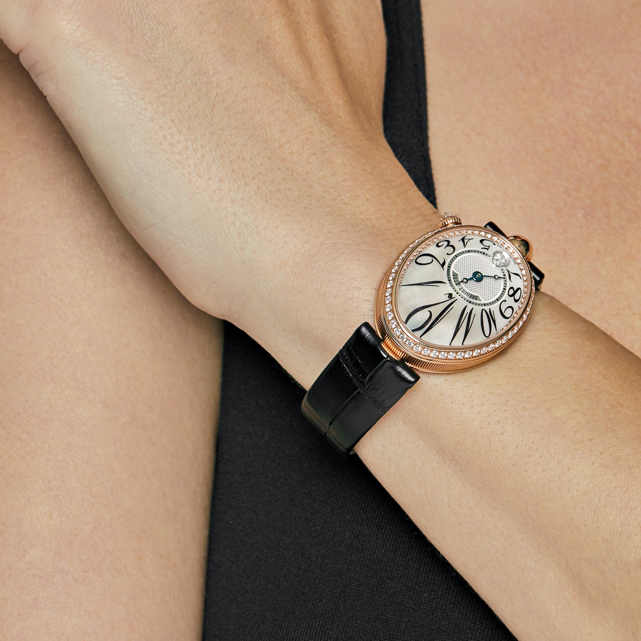 Breguet 8918 Reine De Naples Rose Gold Mother Of Pearl Diamond Dial (2024) - Premium Luxury Product