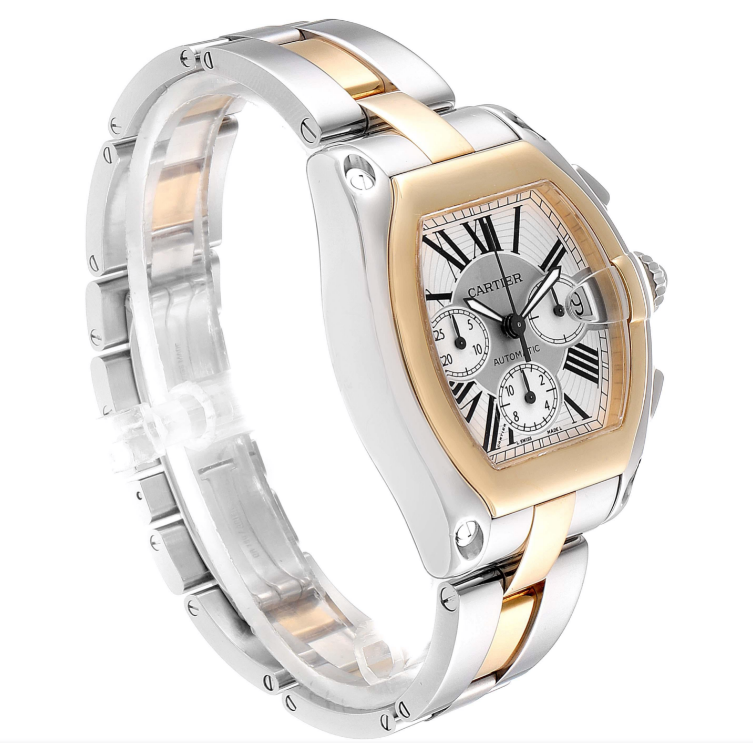 Cartier Roadster 18K Yellow Gold Mens Watch - Premium Luxury Product
