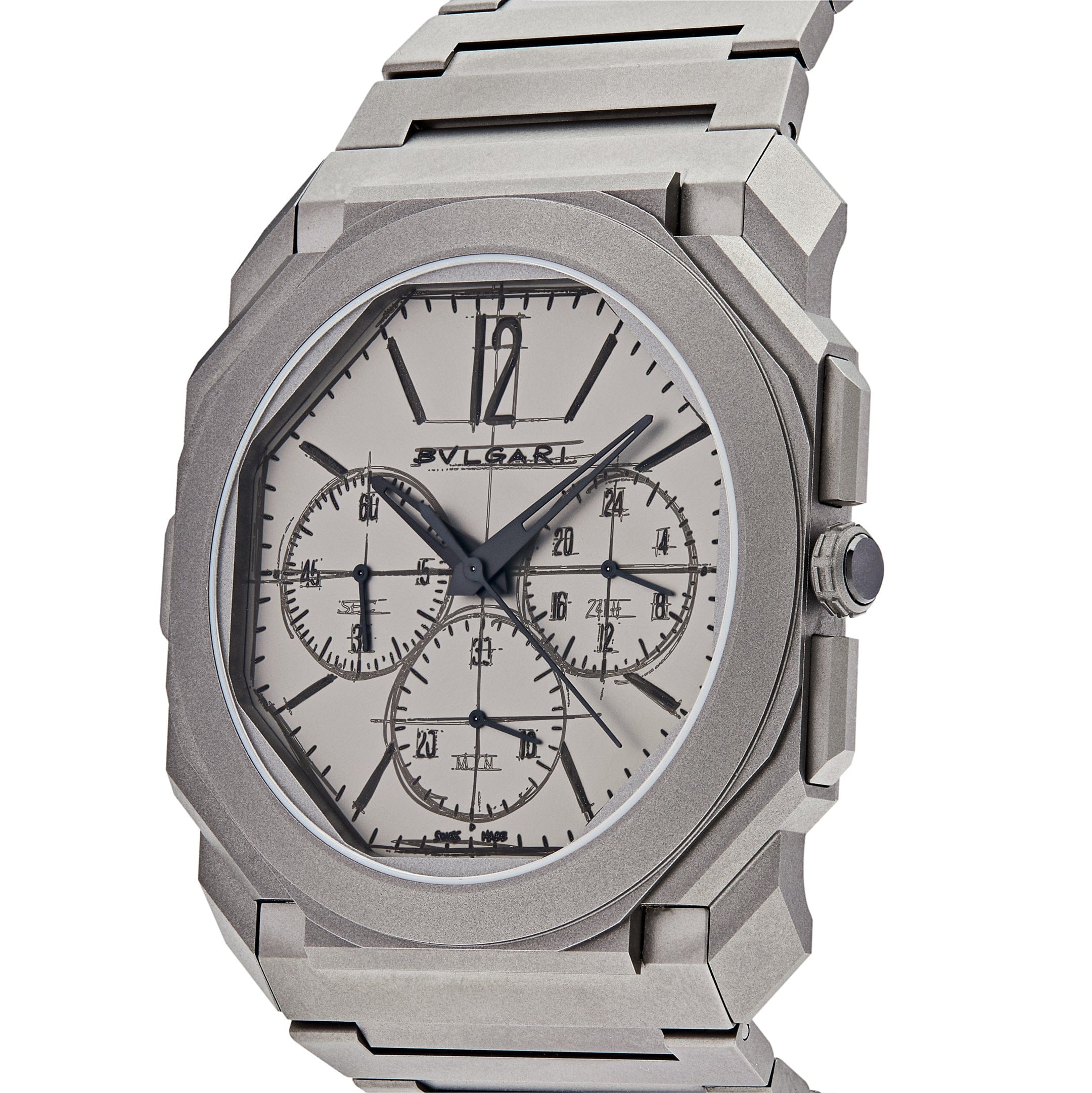 Bvlgari Octo Finissimo 103673 Chronograph GMT 10th Anniversary Titanium Limited Edition (2022) - Premium Luxury Product