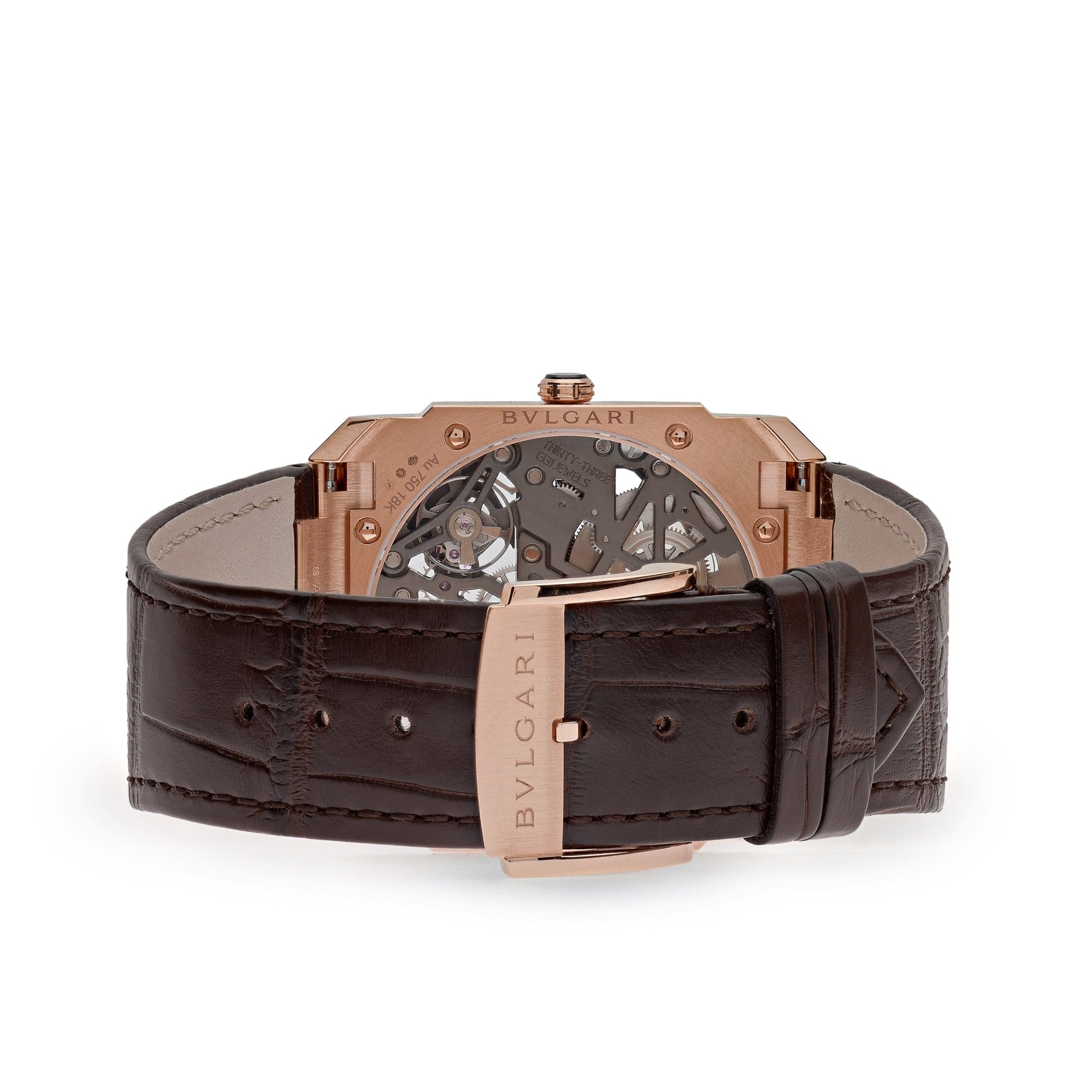 Bvlgari Octo Finissimo Skeleton 8 Days Rose Gold 103667 - Premium Luxury Product