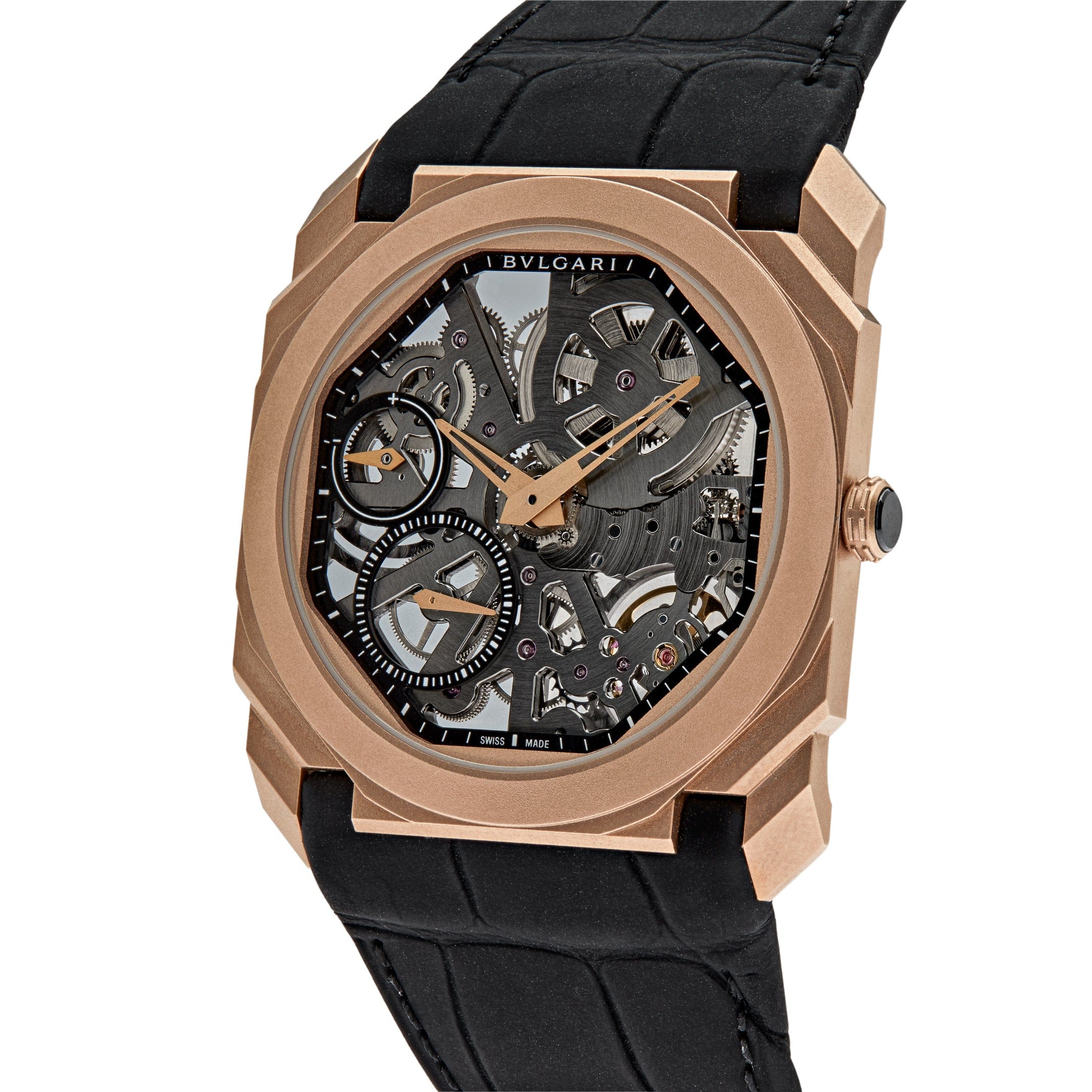 Bvlgari Octo Finissimo Skeleton Rose Gold 102946 - Premium Luxury Product