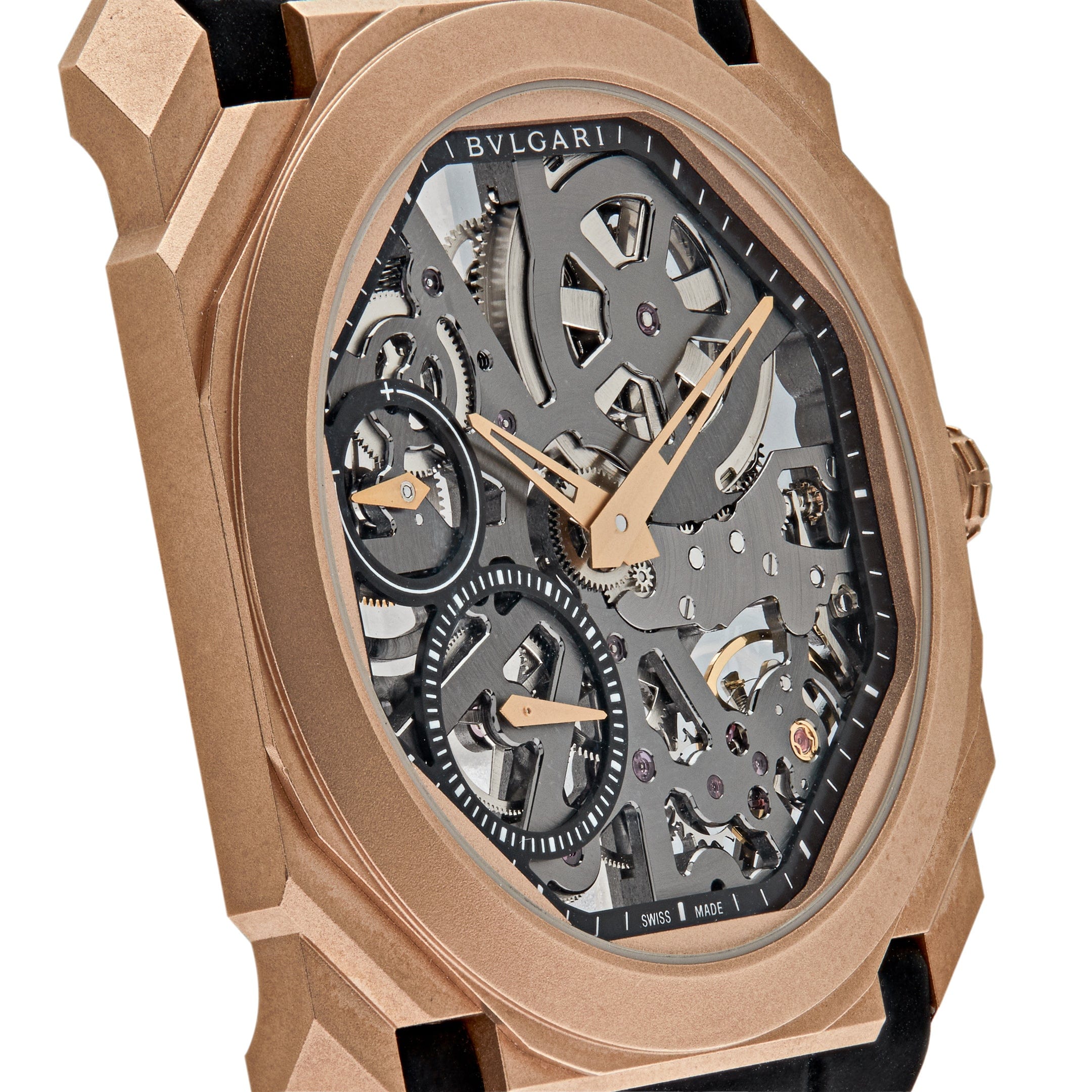 Bvlgari Octo Finissimo Skeleton Rose Gold 102946 - Premium Luxury Product