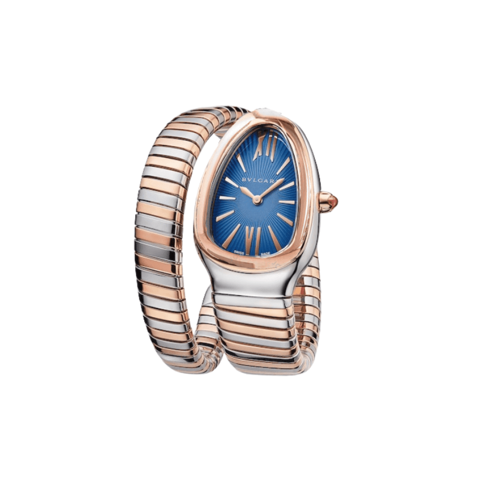 BVLGARI Serpenti Tubogas 103288 Stainless Steel and Rose Gold - Premium Luxury Product