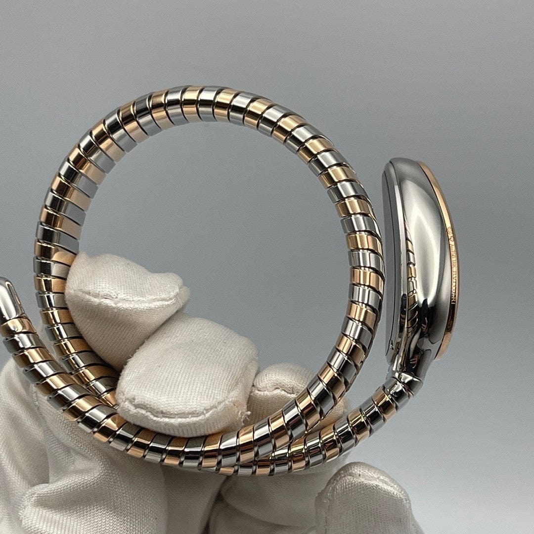 BVLGARI Serpenti Tubogas 103288 Stainless Steel and Rose Gold - Premium Luxury Product