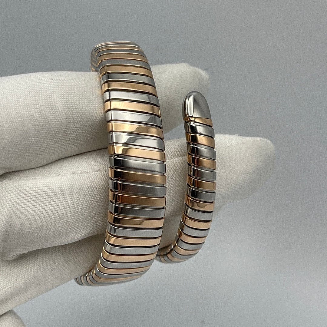 BVLGARI Serpenti Tubogas 103288 Stainless Steel and Rose Gold - Premium Luxury Product