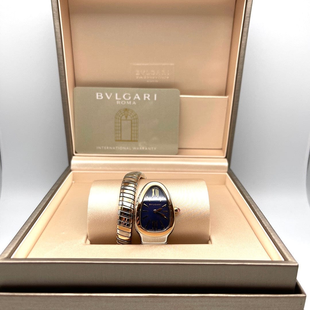 BVLGARI Serpenti Tubogas 103288 Stainless Steel and Rose Gold - Premium Luxury Product