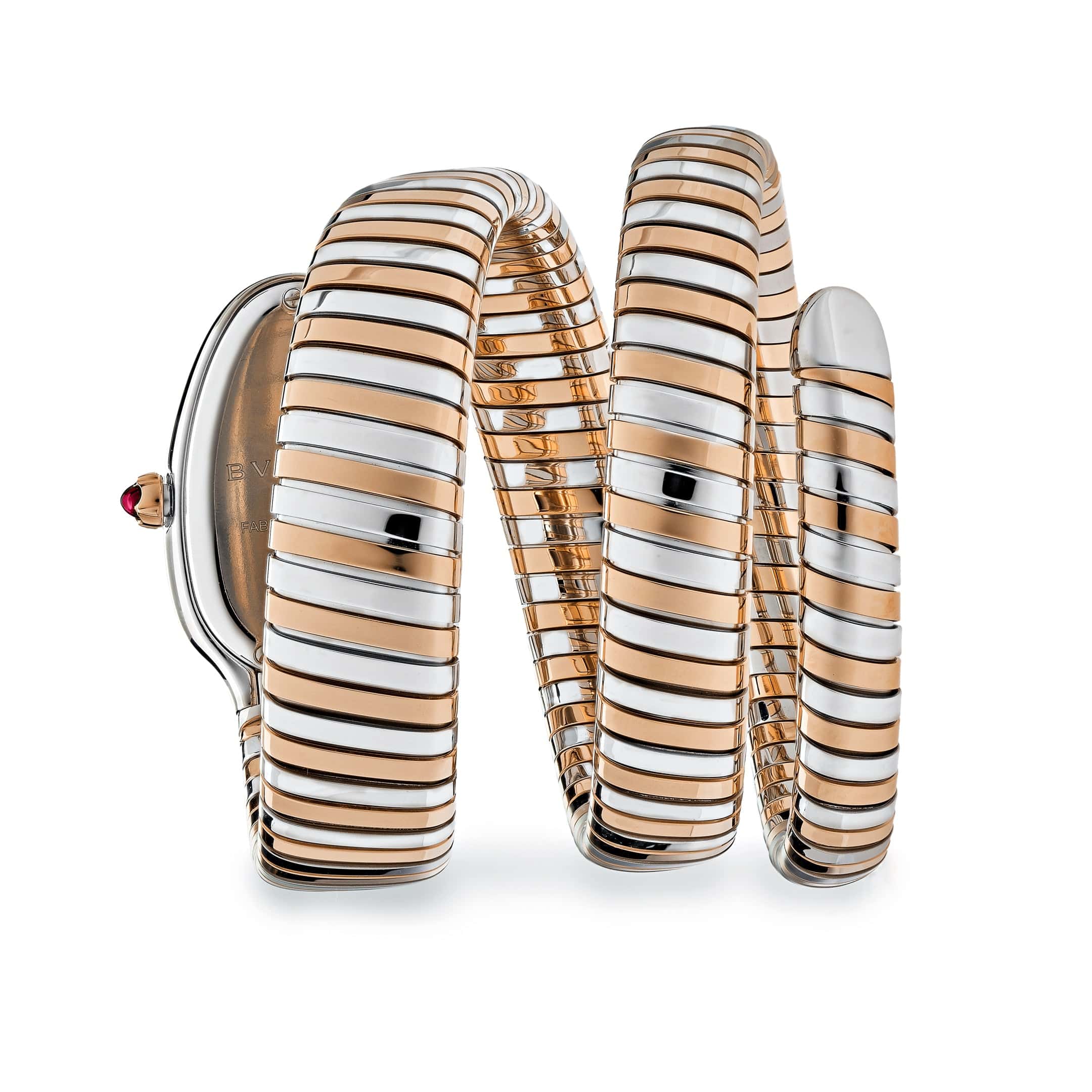 BVLGARI Serpenti Tubogas Watch 102680 Two-Tone Double Spiral - Premium Luxury Product