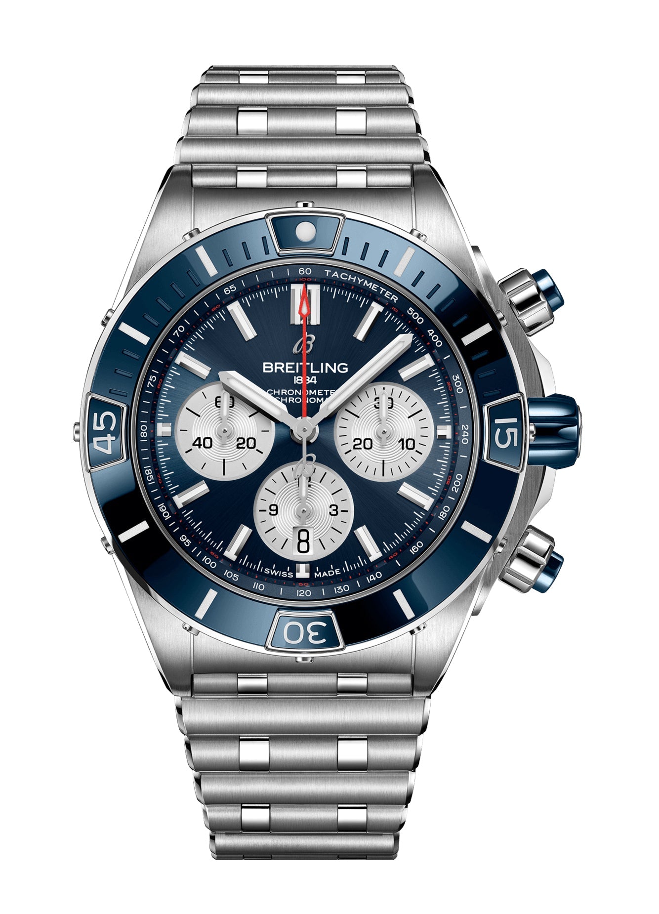Breitling Super Chronomat B01 Stainless Steel Men's Watch - Premium Luxury Product