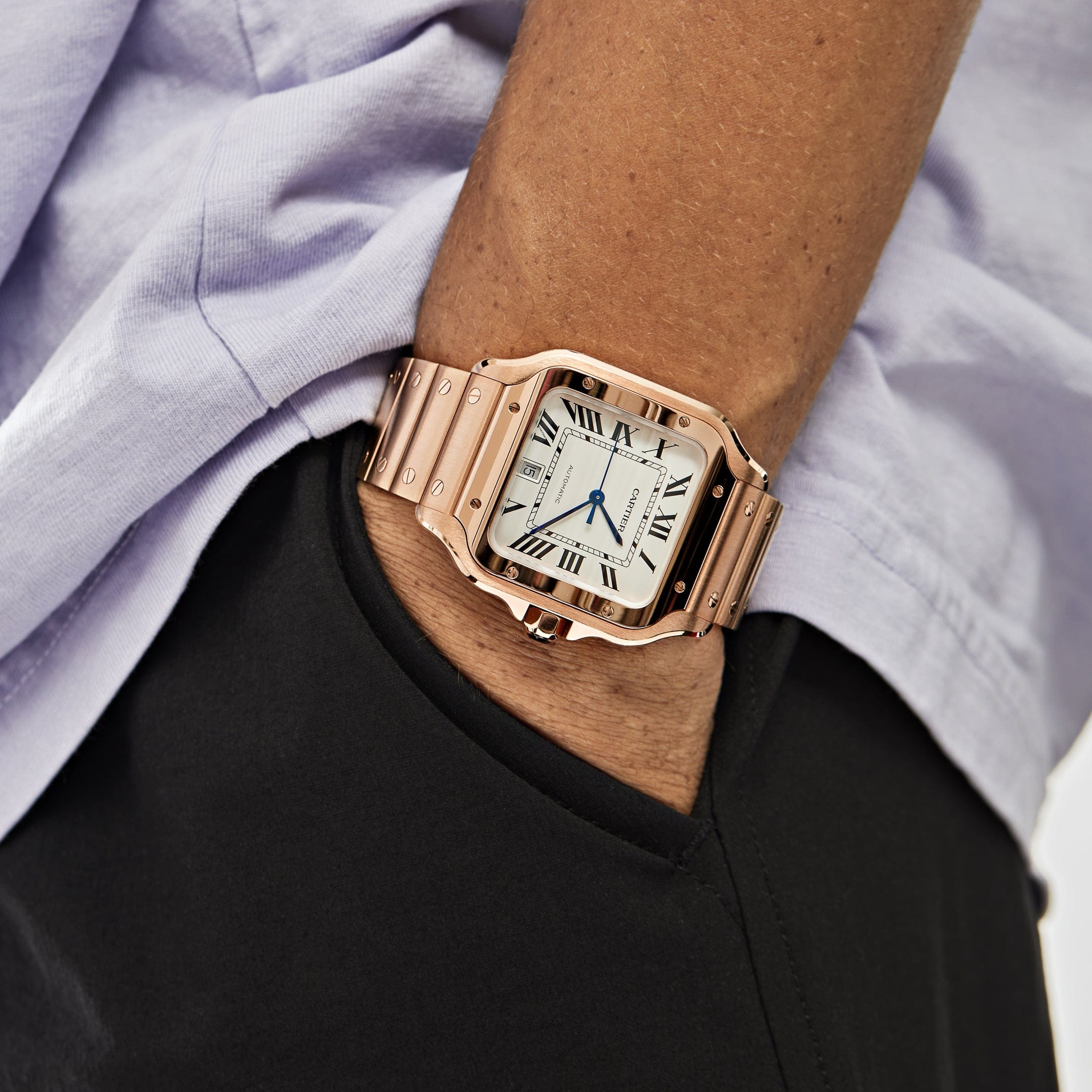 Cartier Santos De Cartier WGSA0018 Rose Gold (2022) - Premium Luxury Product
