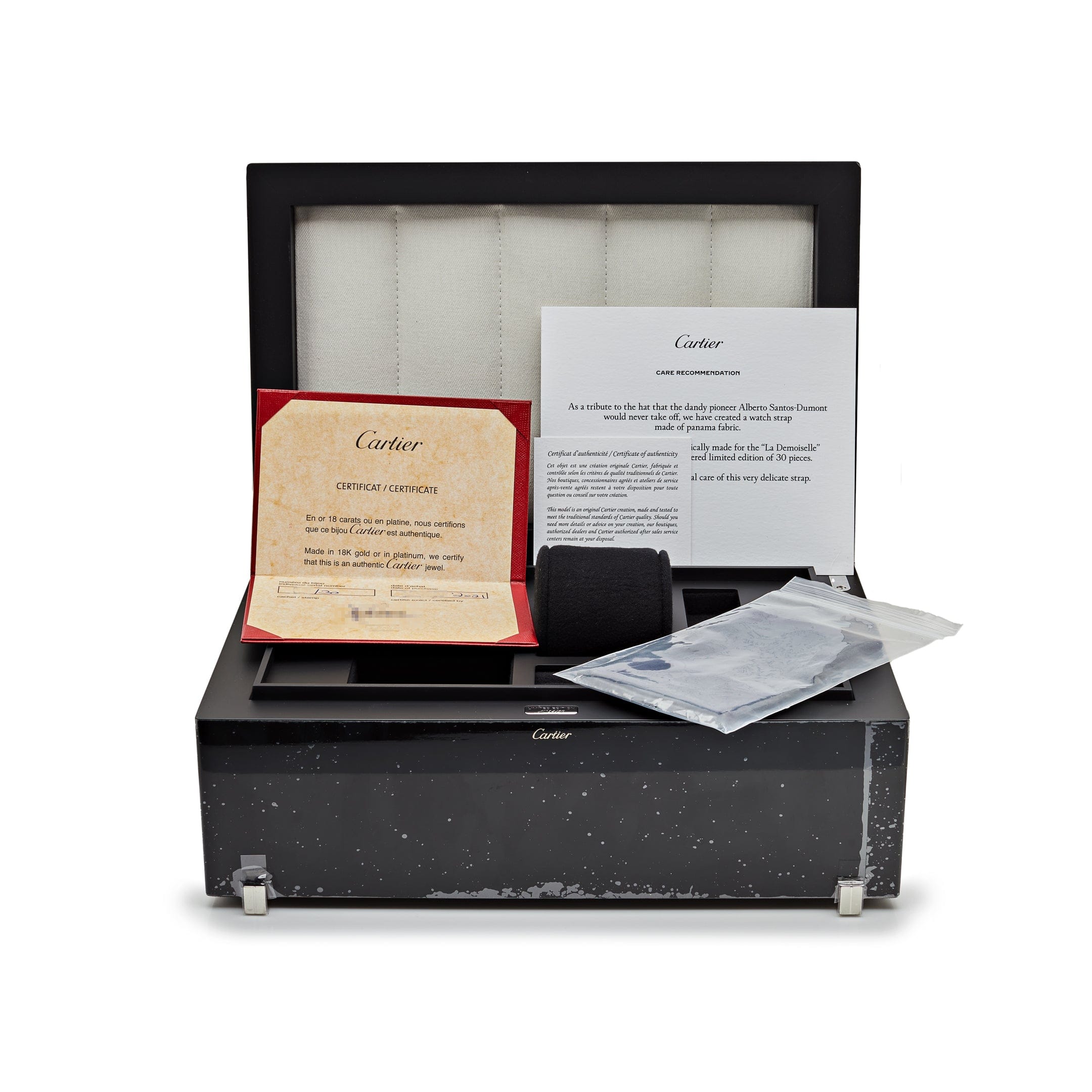 Cartier Santos Dumont XL WGSA0036  “La Demoiselle” Platinum Beige Dial  Limited Edition (2021) - Premium Luxury Product