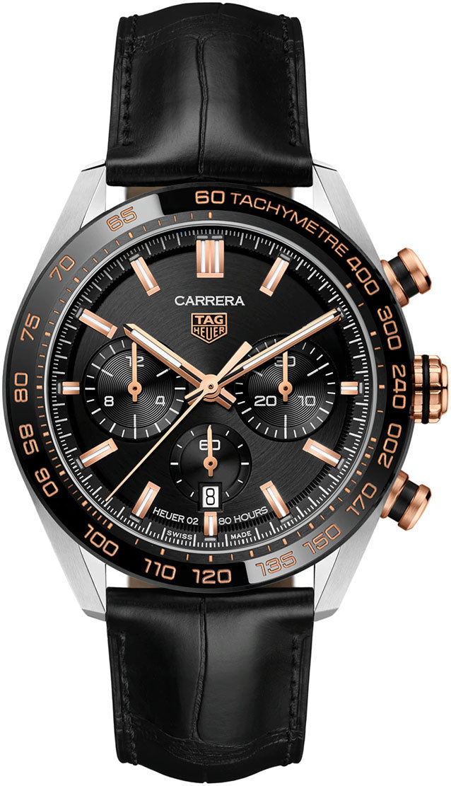 Tag Heuer Carrera Stainless Steel & Rose Gold Men's Watch