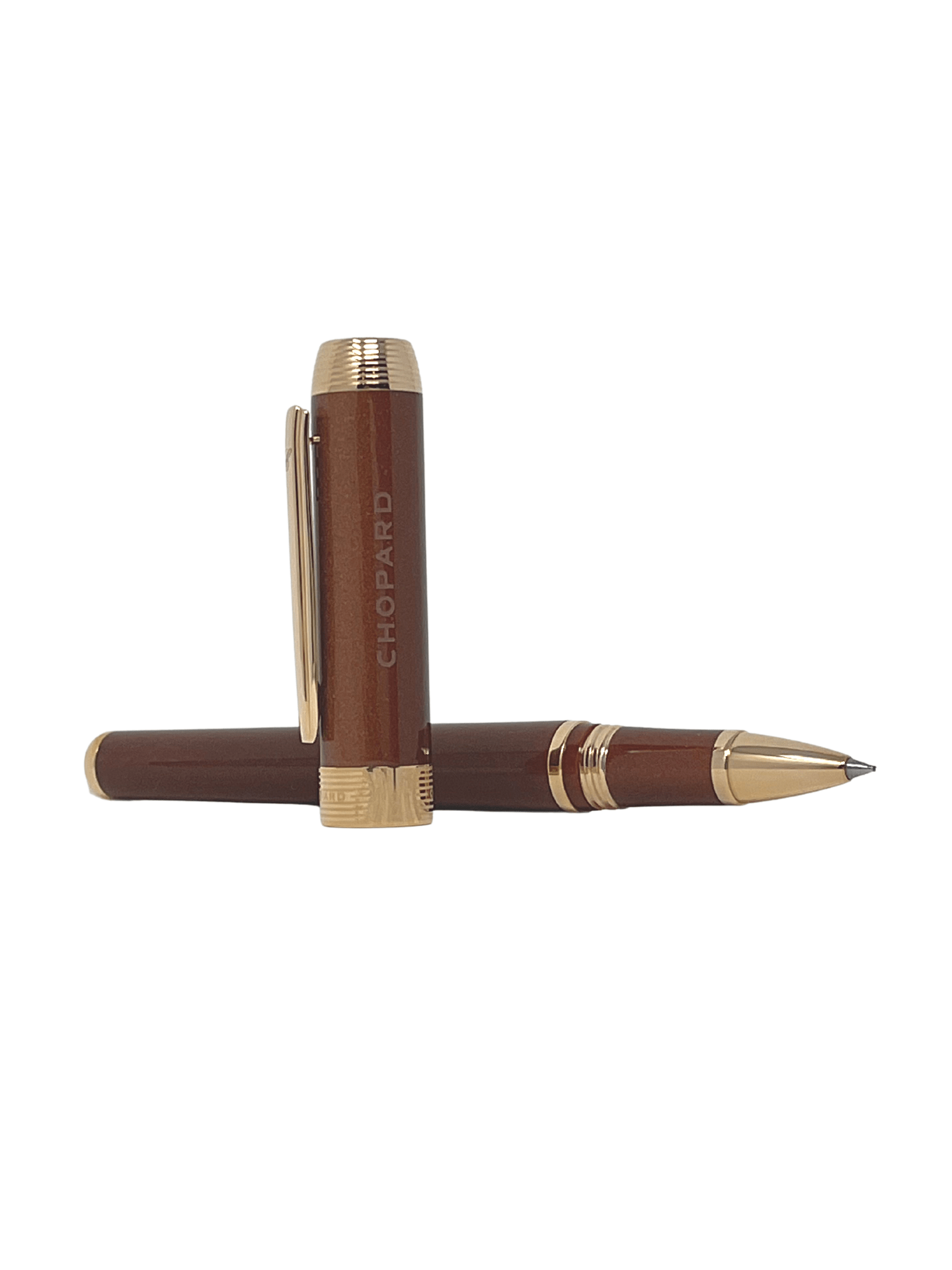 Chopard Classic Superfast Brown Mother of Pearl Acrylic Resin Rollerball Pen 95013-0406 - Premium Luxury Product