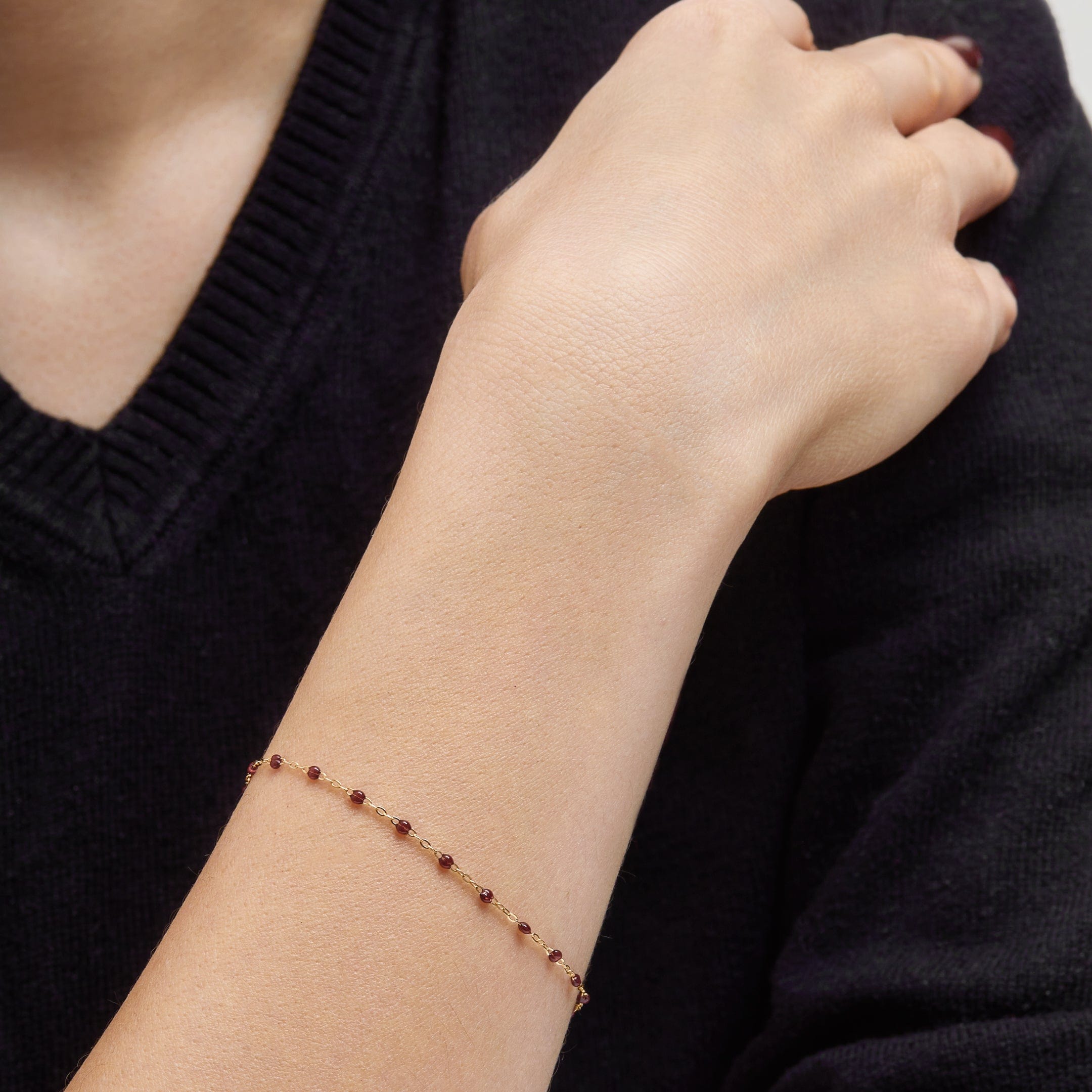 Gigi Clozeau Classic Yellow Gold Bracelet in Cherry - Premium Luxury Product