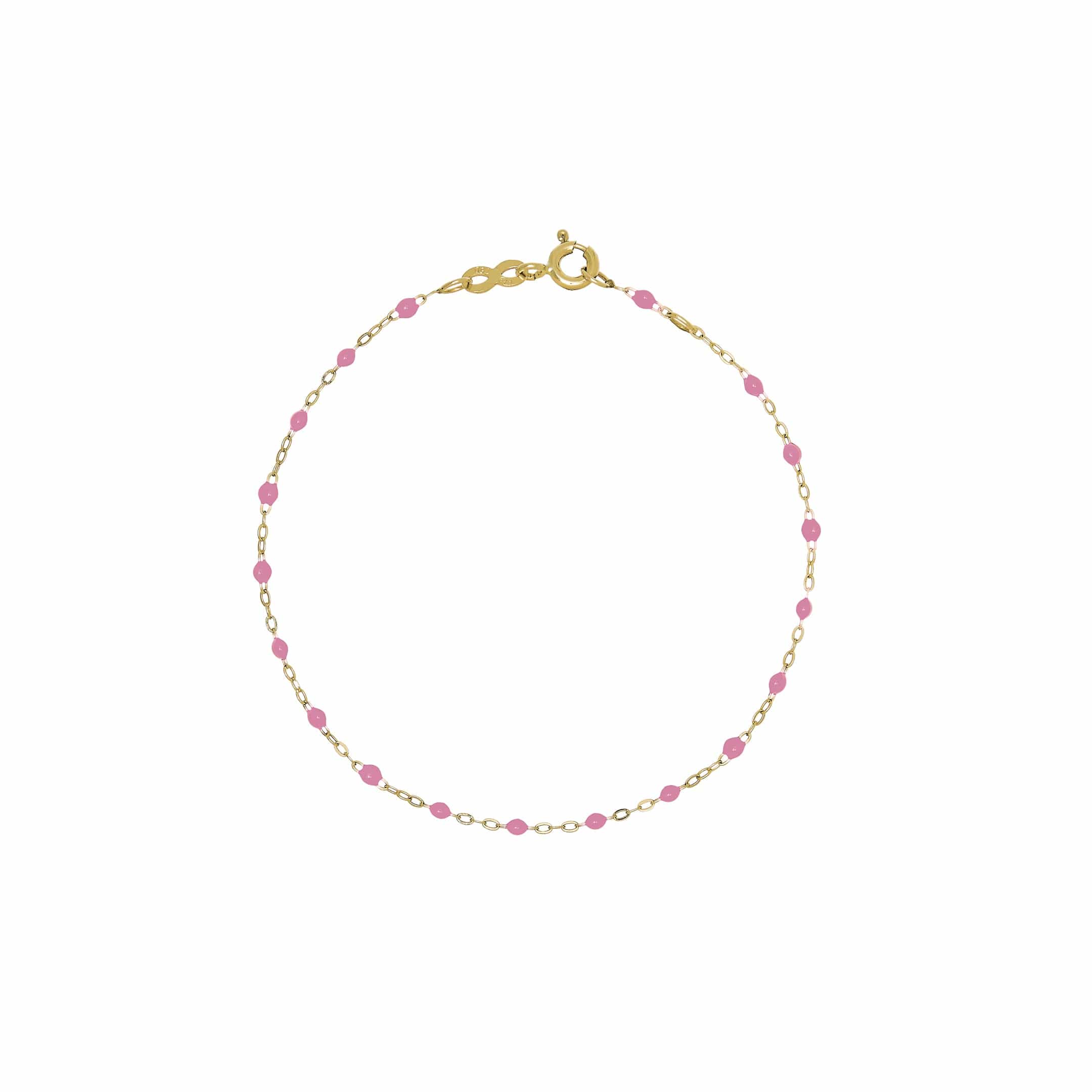 Gigi Clozeau Classic Yellow Gold Bracelet in Fuchsia - Premium Luxury Product