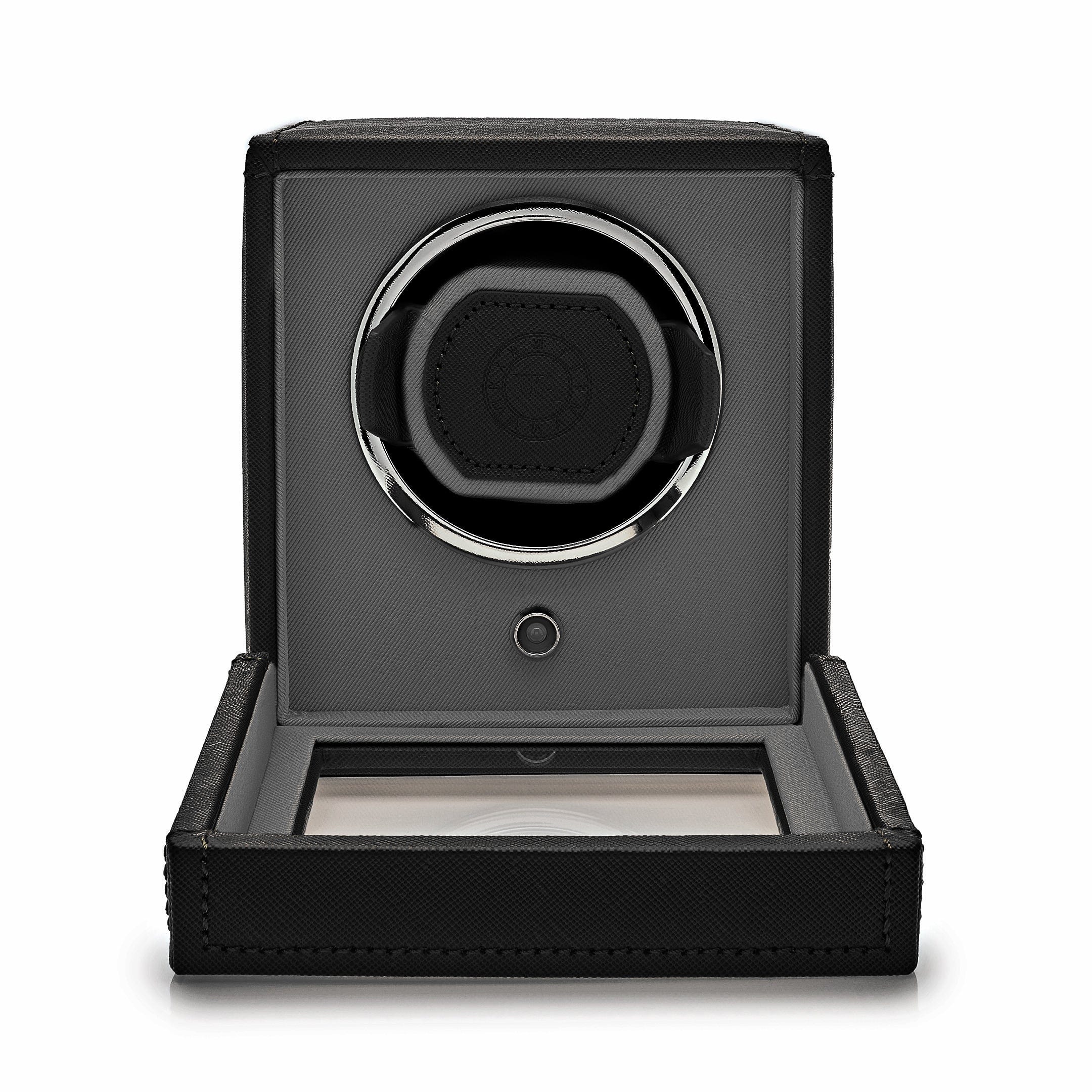 Cub Single Watch Winder with Cover - Black