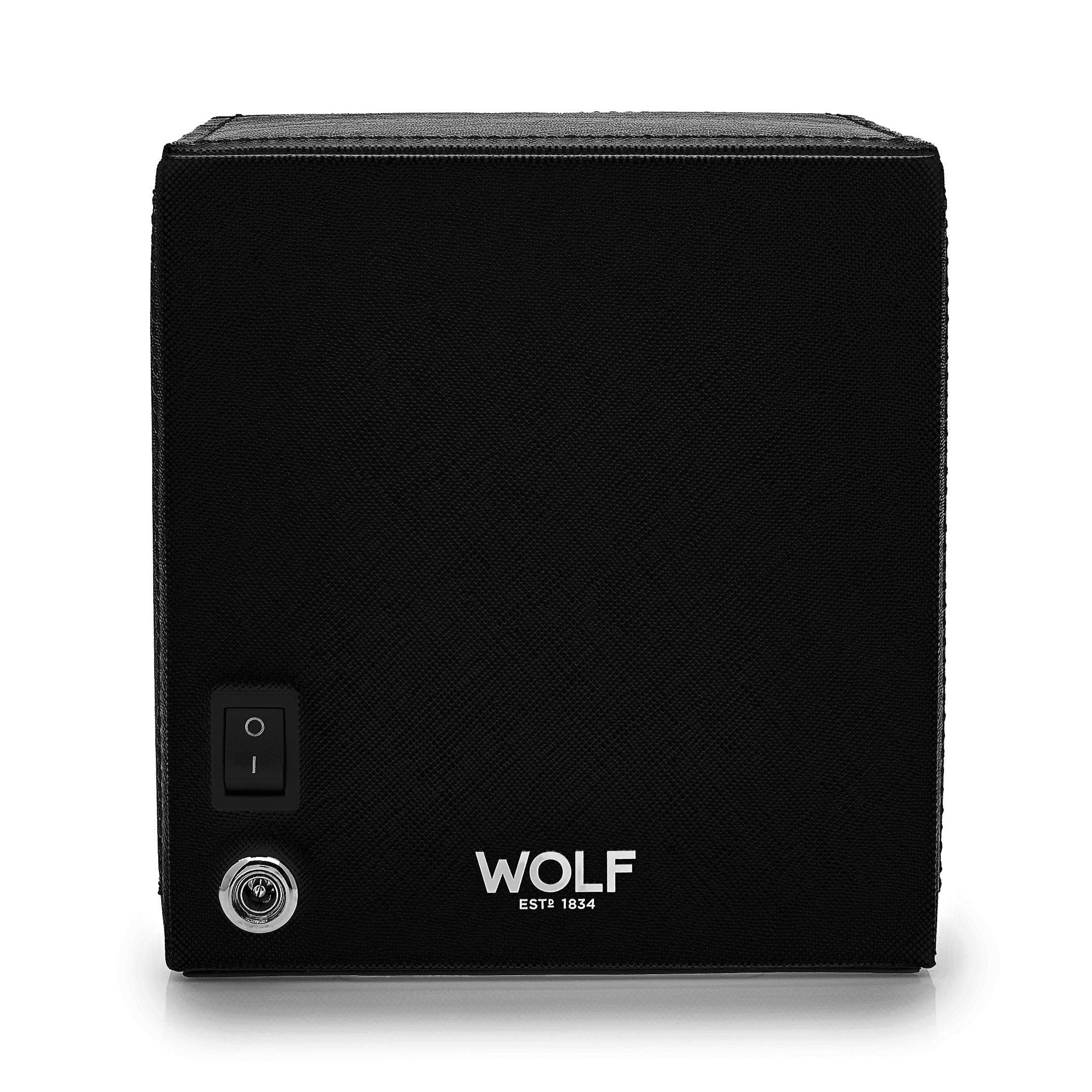 Cub Single Watch Winder with Cover - Black