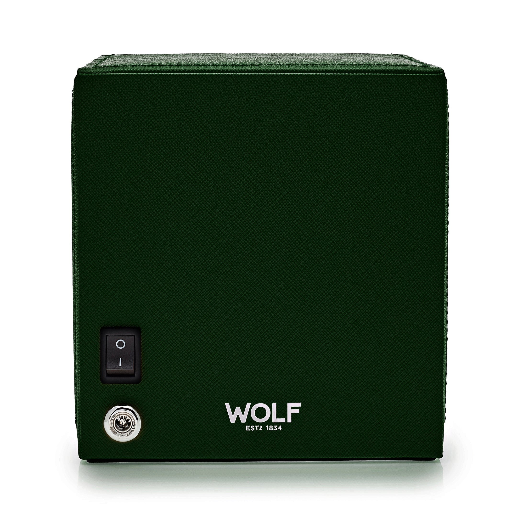 Cub Single Watch Winder with Cover - Green