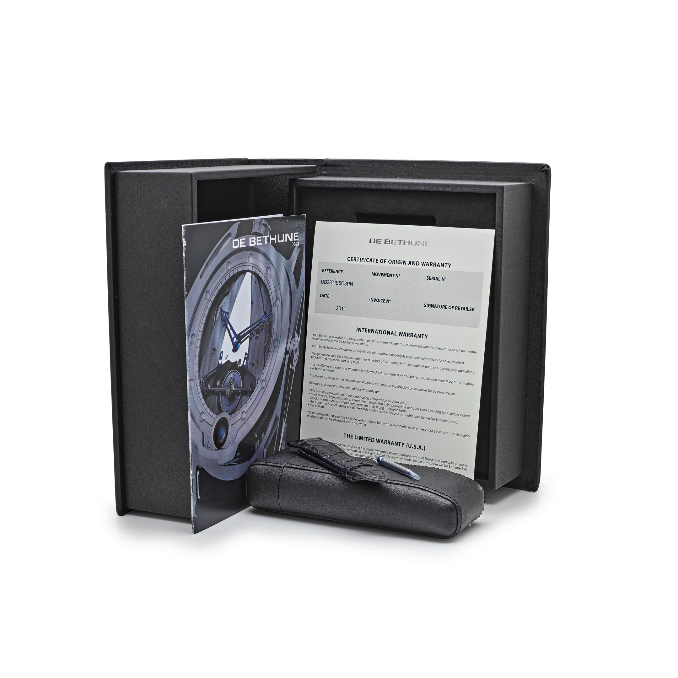 De Bethune DB28TIS5C3PN/S  Titanium Silver Dial  (2011) - Premium Luxury Product