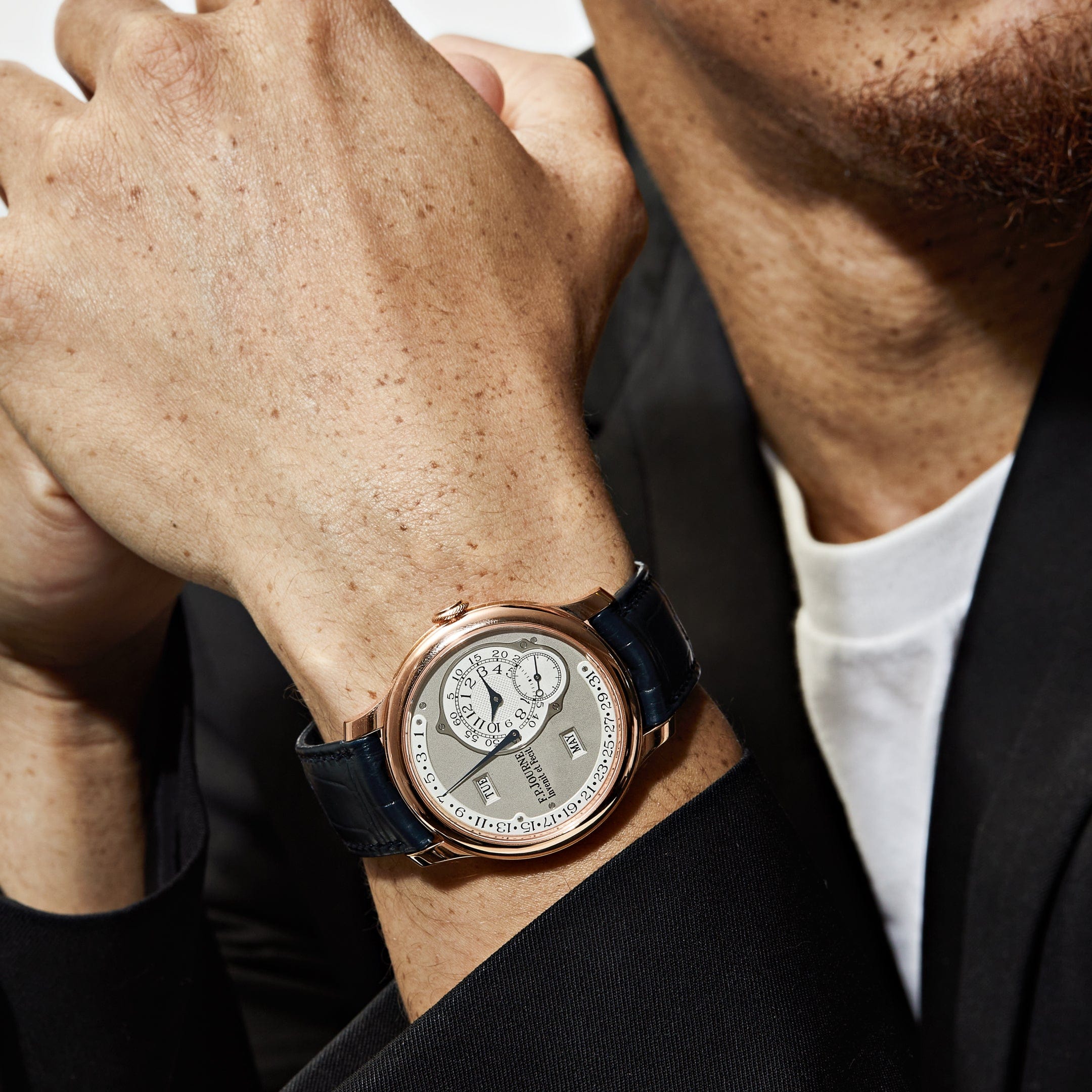 F.P.Journe Octa Calendrier Rose Gold White Gold Dial (2012)