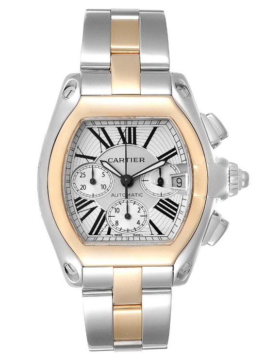 Cartier Roadster 18K Yellow Gold Mens Watch - Premium Luxury Product