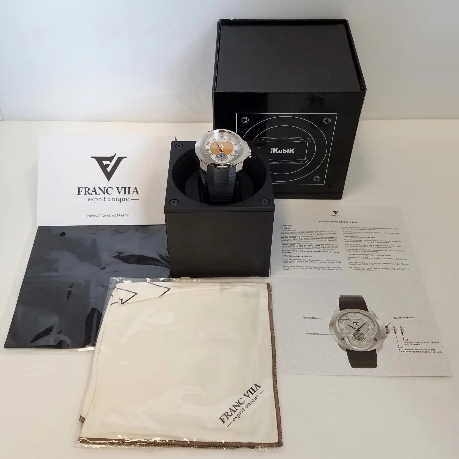 Franc Vila Automatic Classic Stainless Steel Men's Watch - Premium Luxury Product