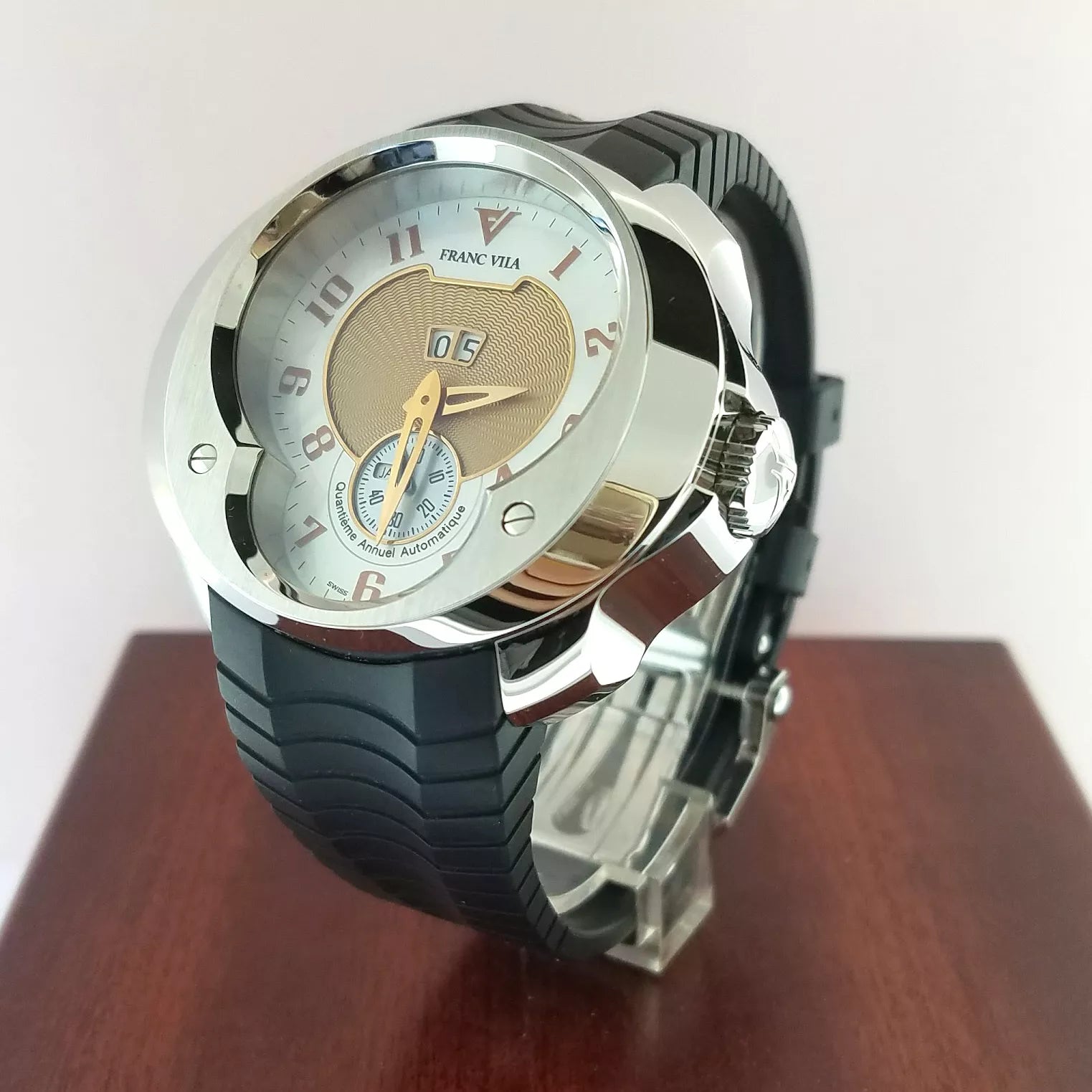 Franc Vila Automatic Classic Stainless Steel Men's Watch - Premium Luxury Product