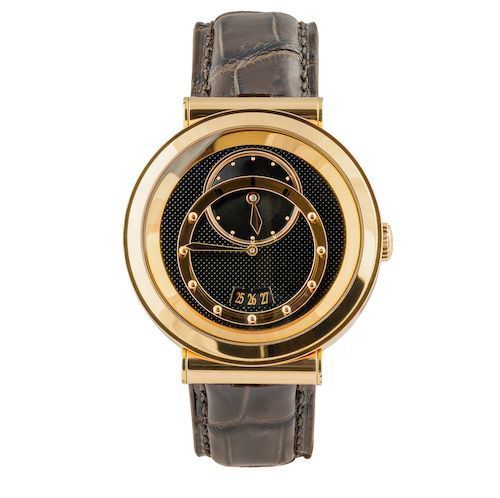 BLU Terzett 18K Rose Gold Mens Watch