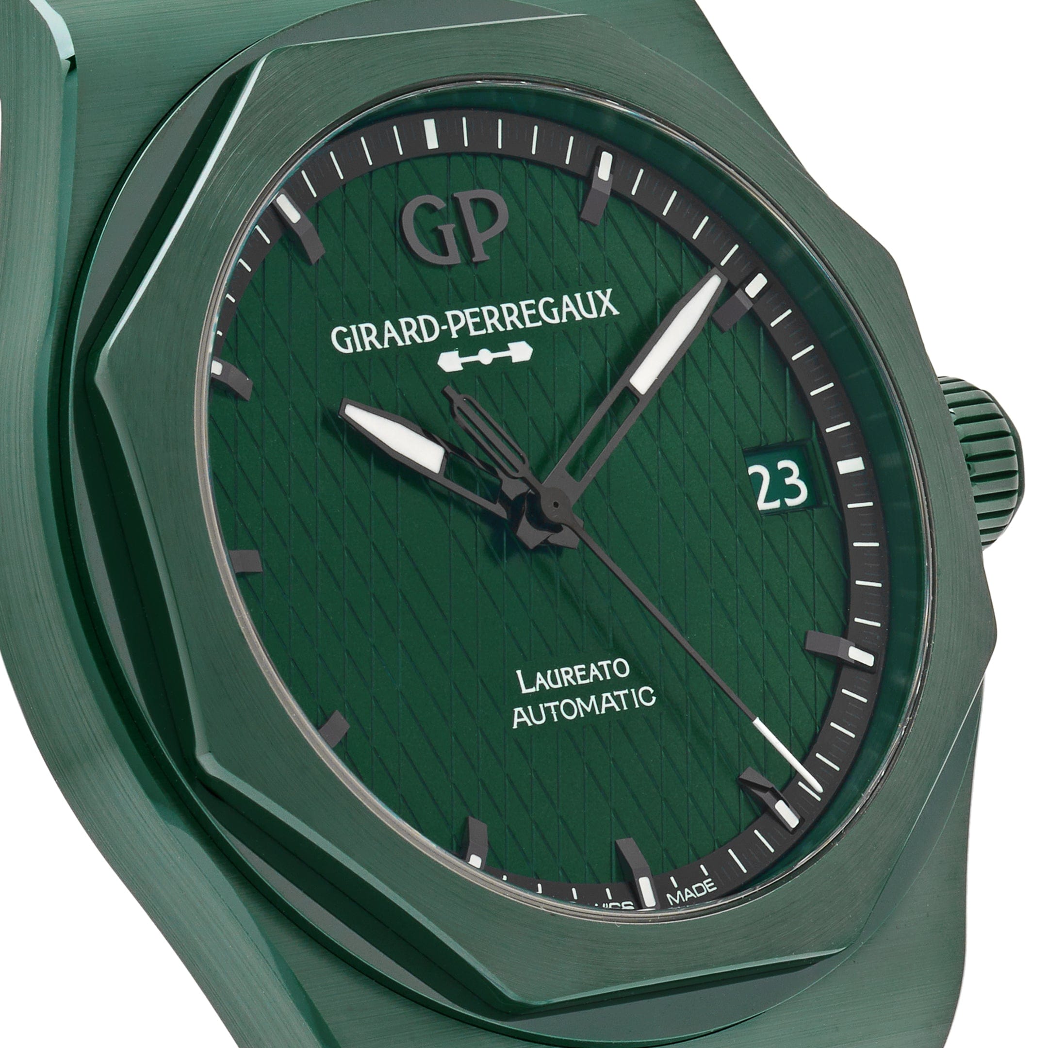 Girard Perregaux Laureato 81010-32-3081-1CX Ceramic Green Dial Aston Martin Limited Edition (2023) - Premium Luxury Product