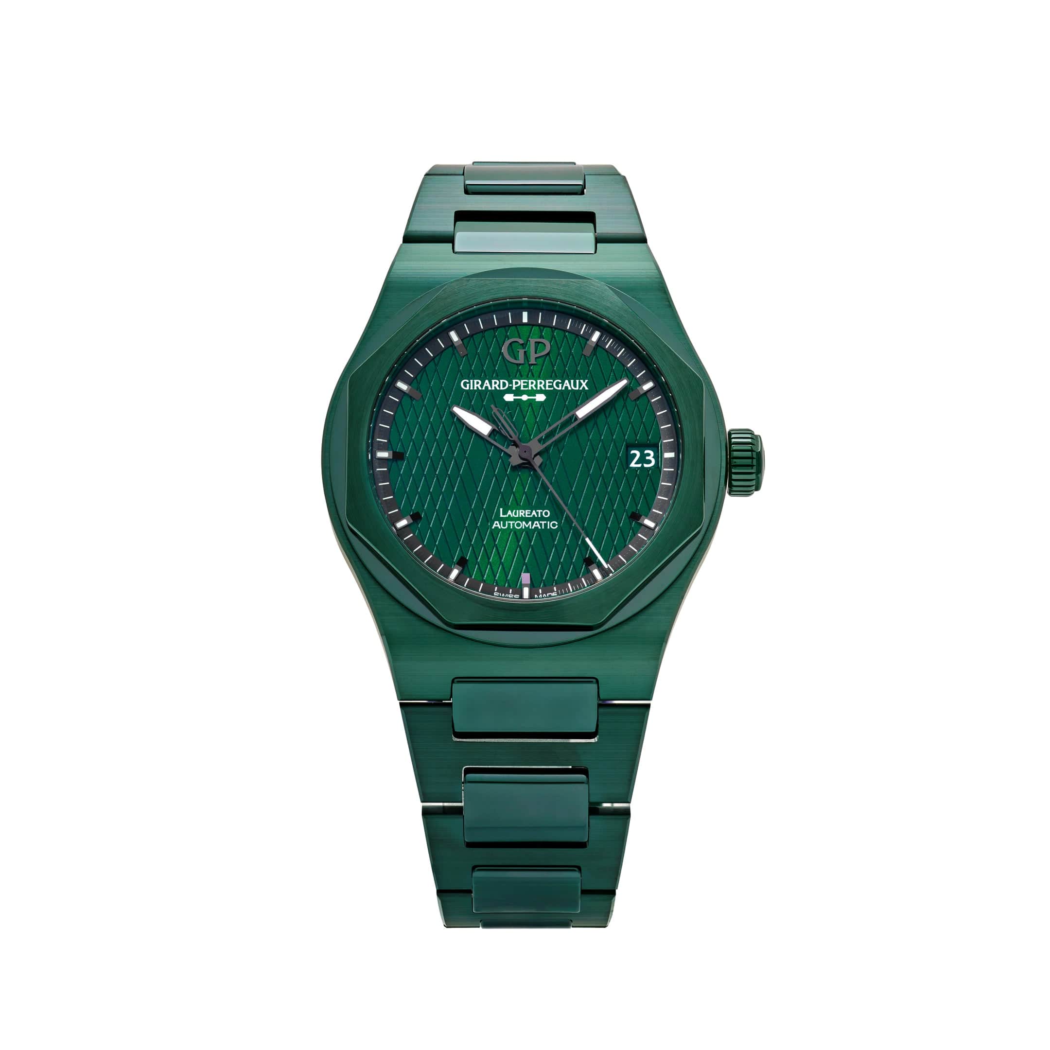 Girard Perregaux Laureato 81010-32-3081-1CX Ceramic Green Dial Aston Martin Limited Edition (2023) - Premium Luxury Product